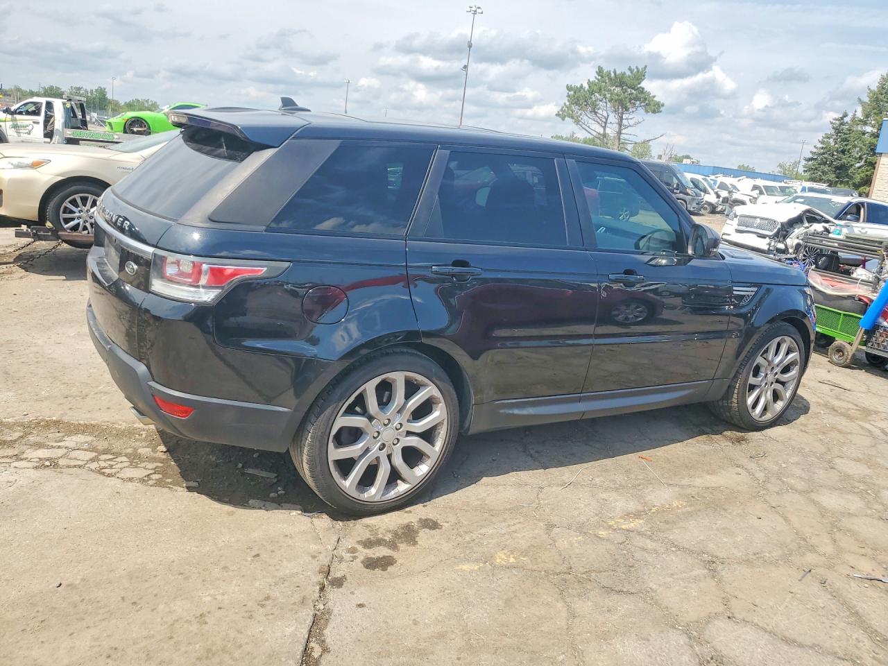 2015 Land Rover Range Rover Sport Hse Black vin: SALWR2VF4FA537409