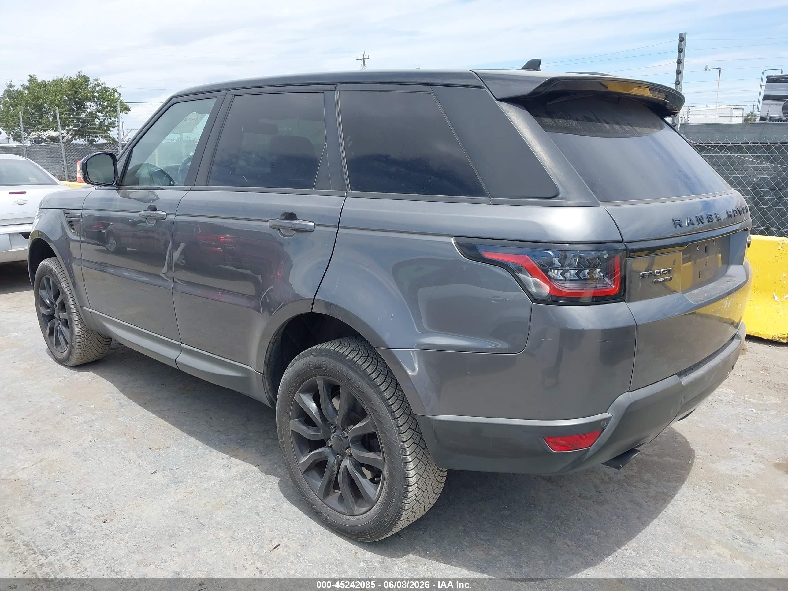 2015 Land Rover Range Rover Sport 3.0l V6 Supercharged Hse Gray vin: SALWR2VF4FA612786
