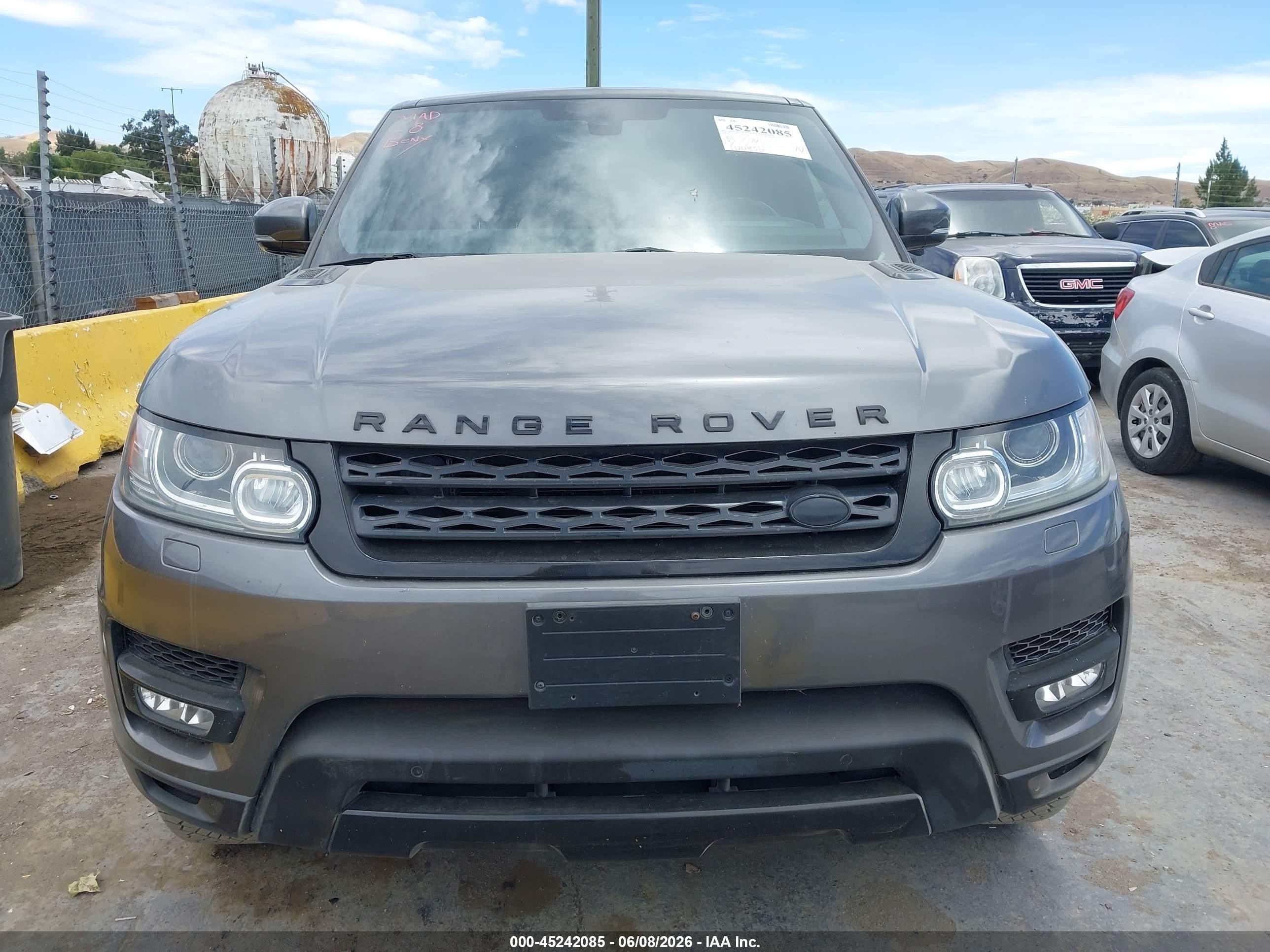 2015 Land Rover Range Rover Sport 3.0l V6 Supercharged Hse Gray vin: SALWR2VF4FA612786