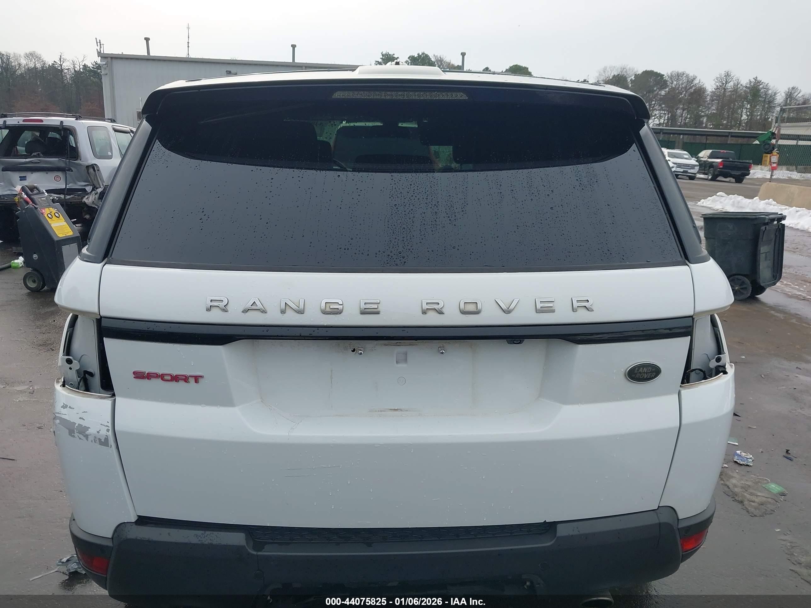 2015 Land Rover Range Rover Sport 3.0l V6 Supercharged Hse White vin: SALWR2VF4FA621424