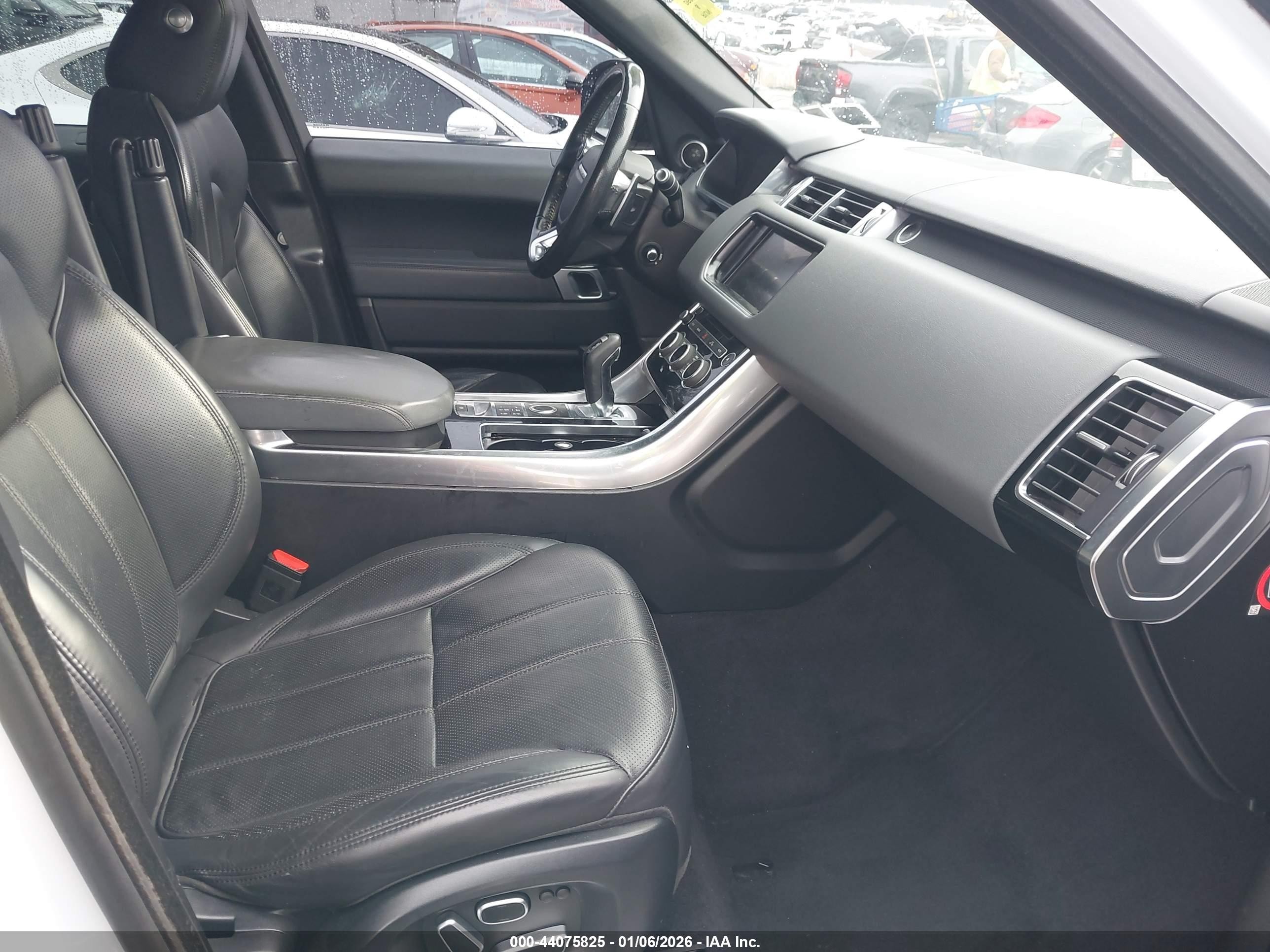 2015 Land Rover Range Rover Sport 3.0l V6 Supercharged Hse White vin: SALWR2VF4FA621424