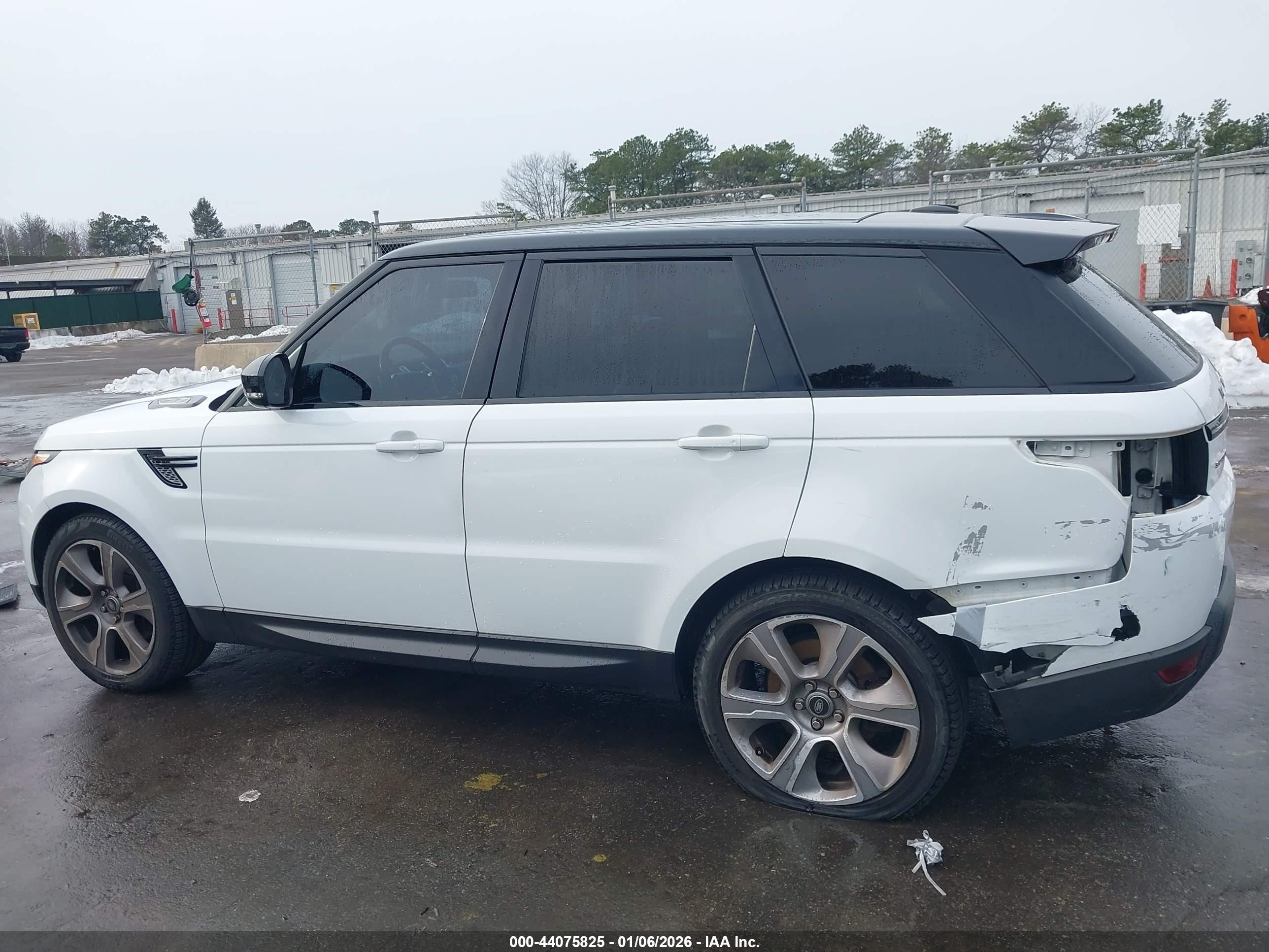 2015 Land Rover Range Rover Sport 3.0l V6 Supercharged Hse White vin: SALWR2VF4FA621424