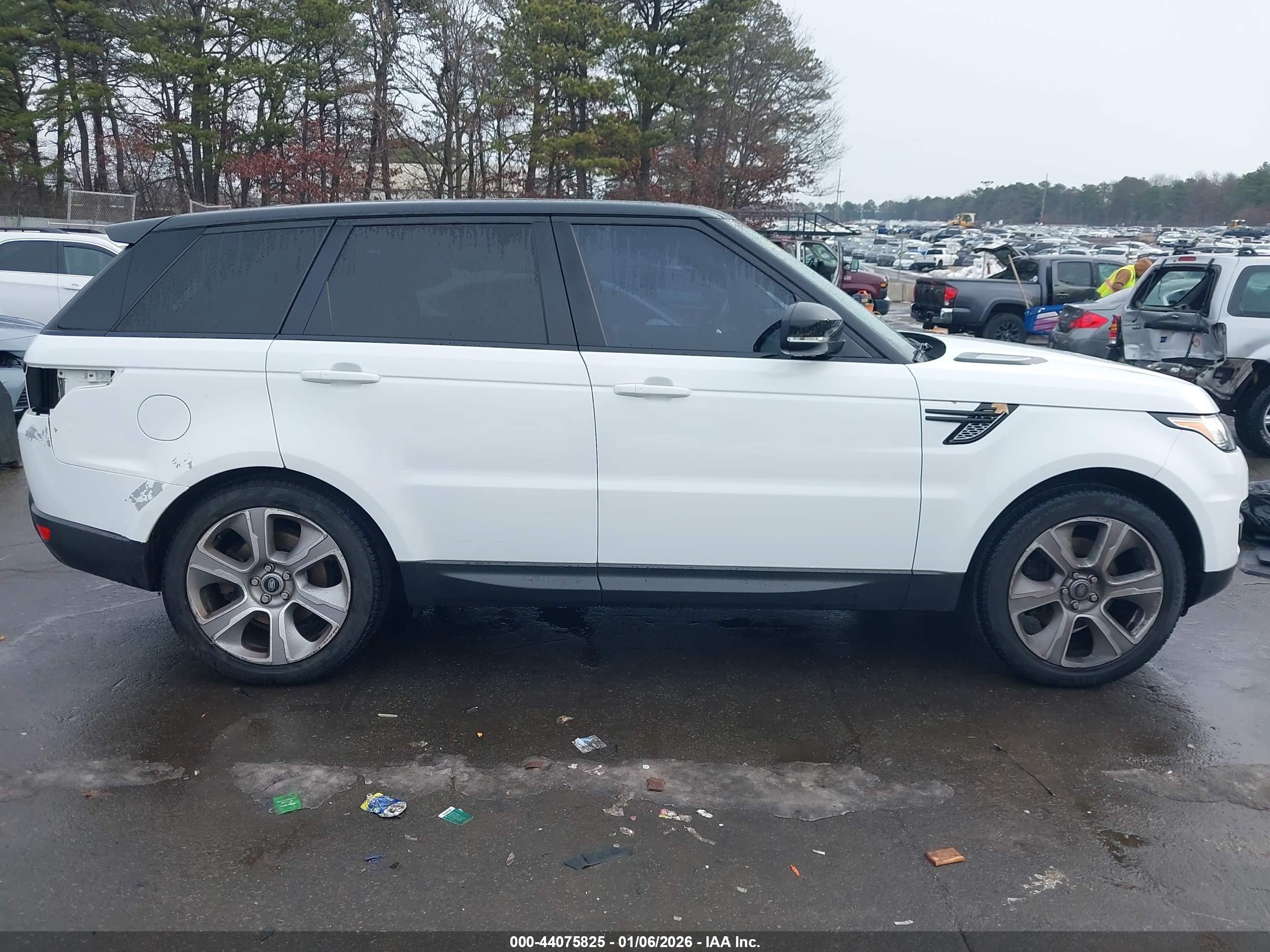 2015 Land Rover Range Rover Sport 3.0l V6 Supercharged Hse White vin: SALWR2VF4FA621424
