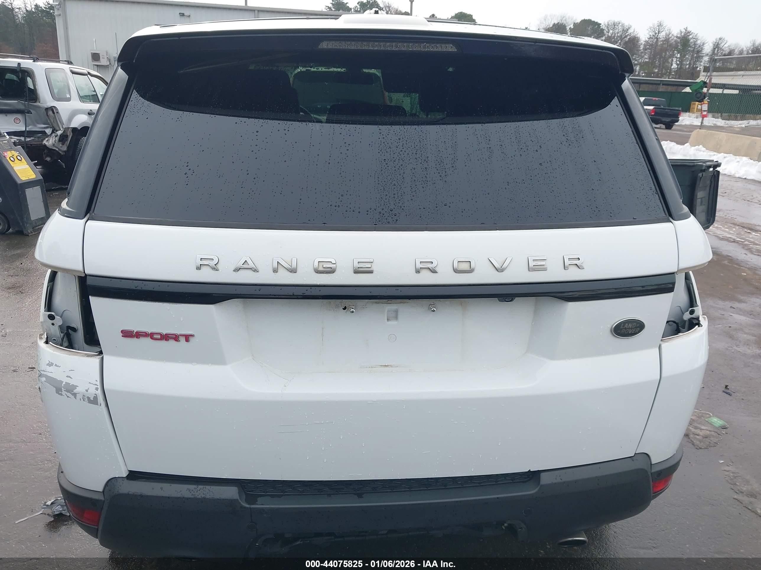 2015 Land Rover Range Rover Sport 3.0l V6 Supercharged Hse White vin: SALWR2VF4FA621424