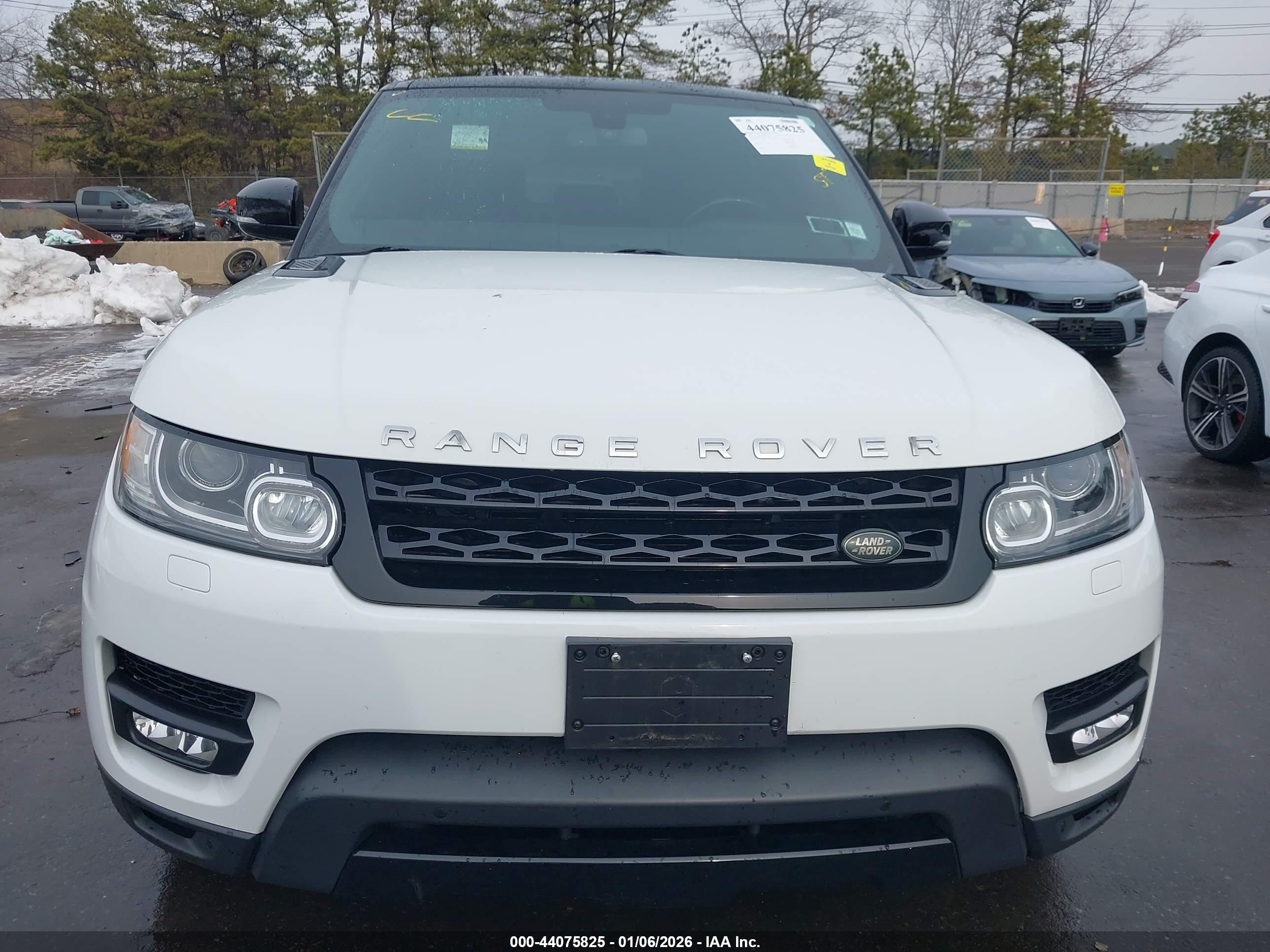 2015 Land Rover Range Rover Sport 3.0l V6 Supercharged Hse White vin: SALWR2VF4FA621424
