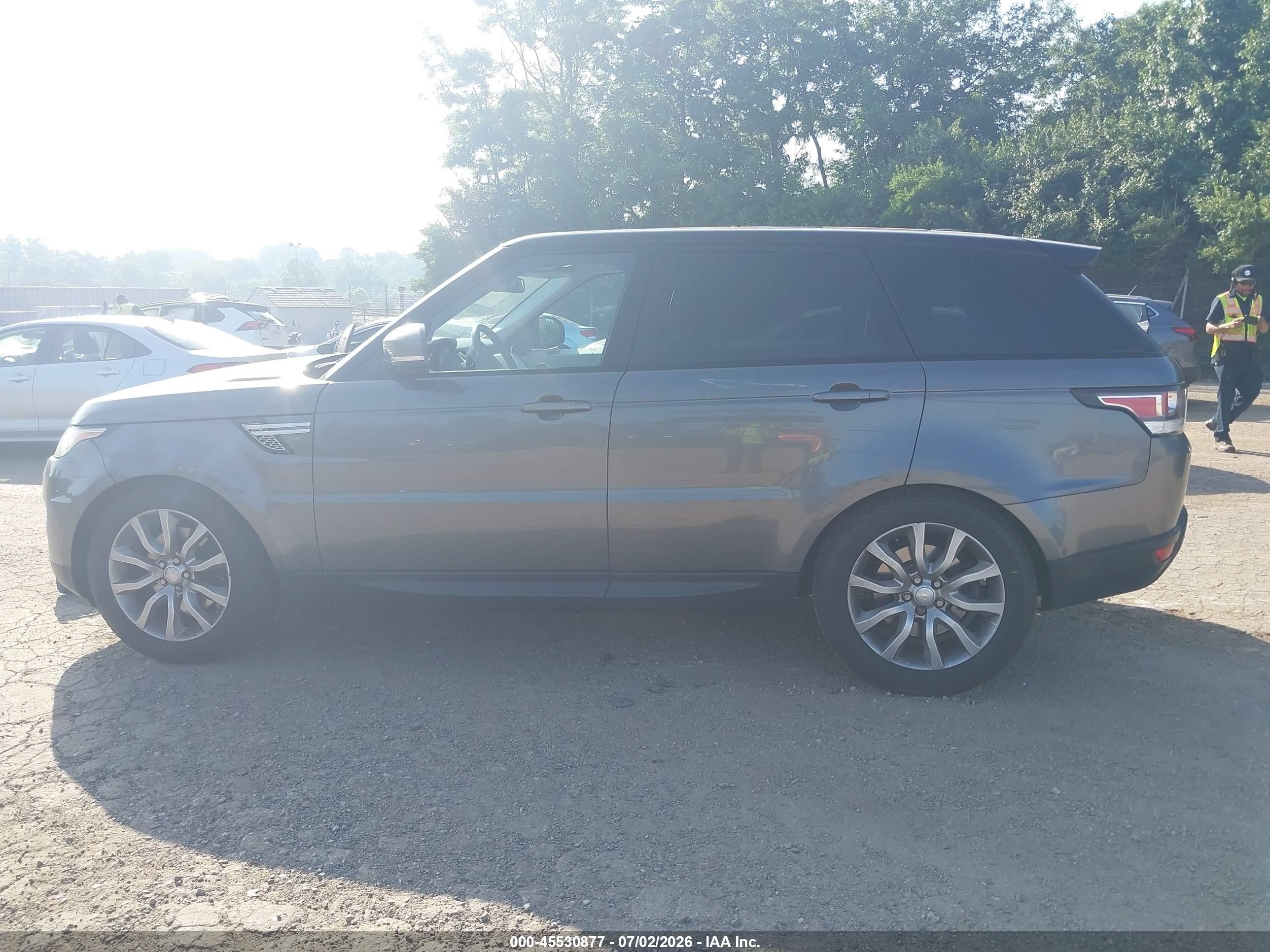 2015 Land Rover Range Rover Sport 3.0l V6 Supercharged Hse Gray vin: SALWR2VF5FA621156
