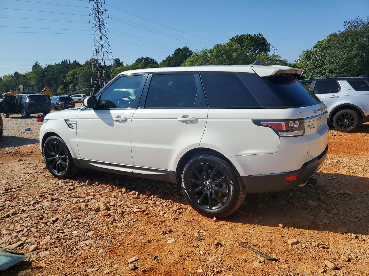 2016 Land Rover Range Rover Sport Hse Белый vin: SALWR2VF5GA556455
