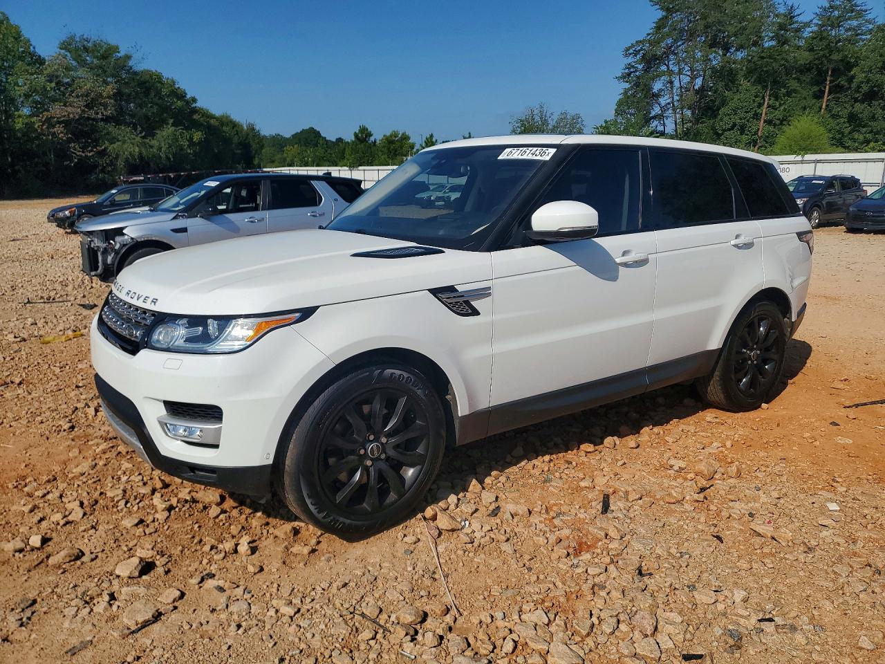 2016 Land Rover Range Rover Sport Hse Белый vin: SALWR2VF5GA556455