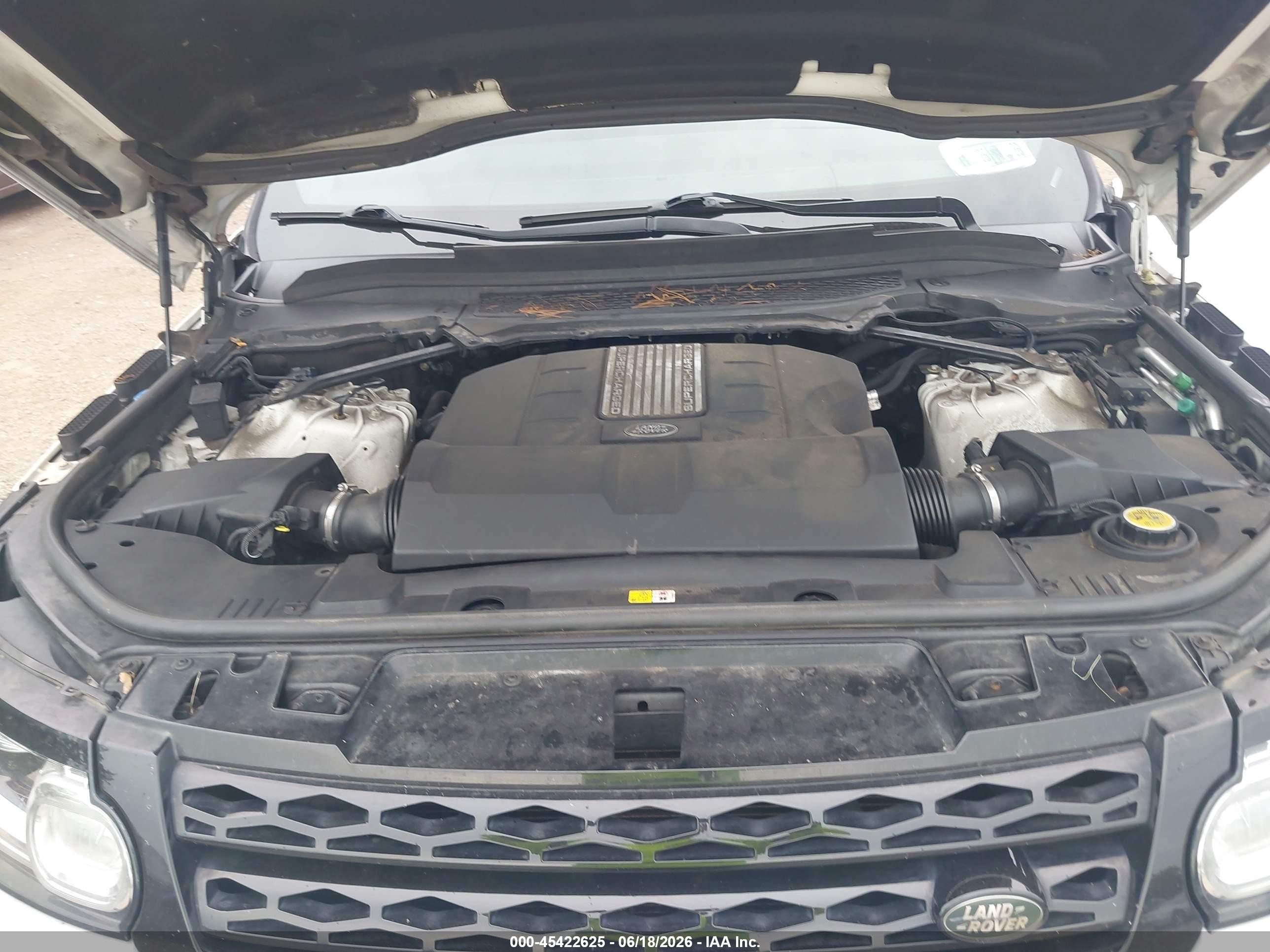 2015 Land Rover Range Rover Sport 3.0l V6 Supercharged Hse White vin: SALWR2VF6FA523303