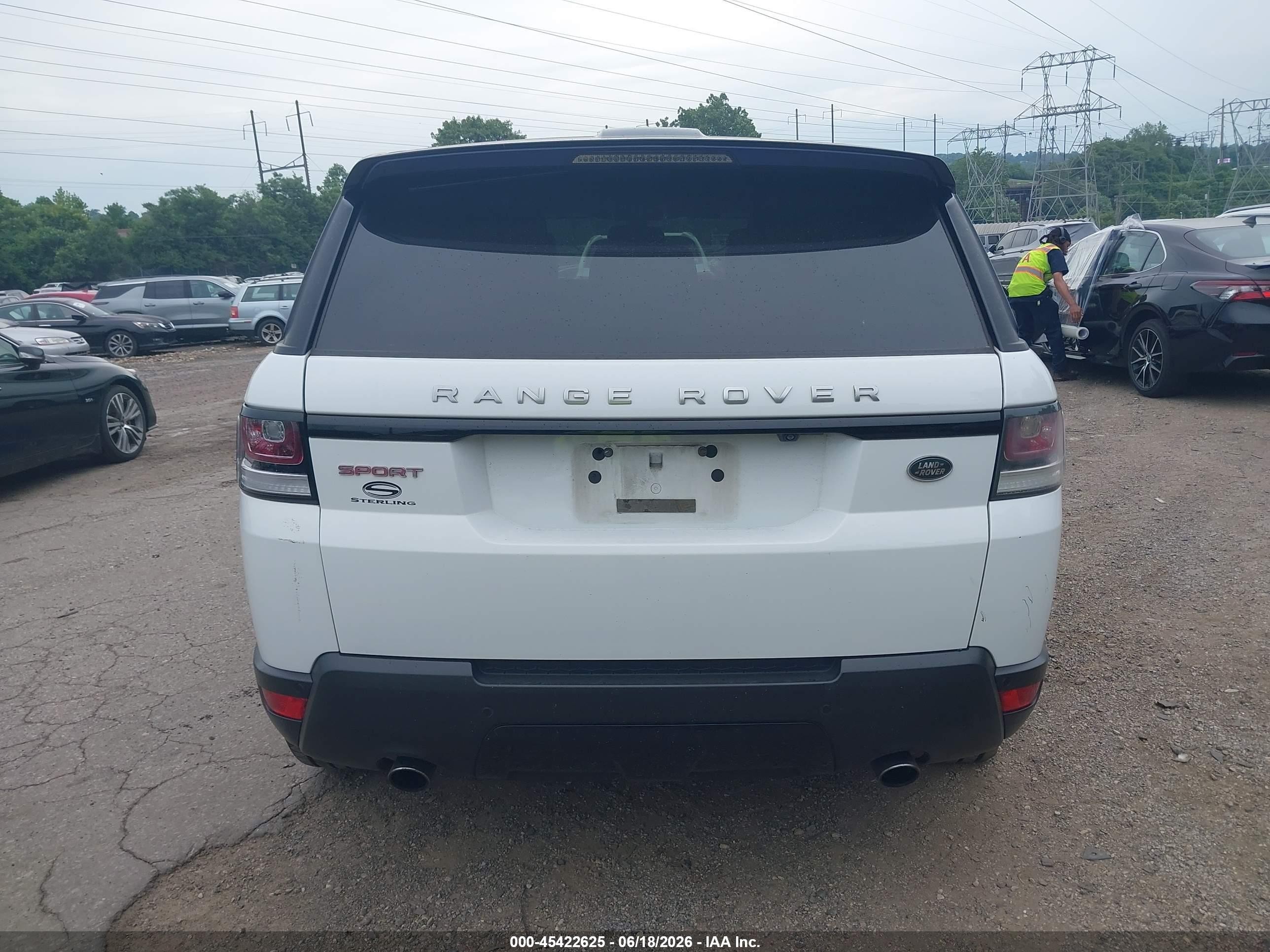 2015 Land Rover Range Rover Sport 3.0l V6 Supercharged Hse White vin: SALWR2VF6FA523303