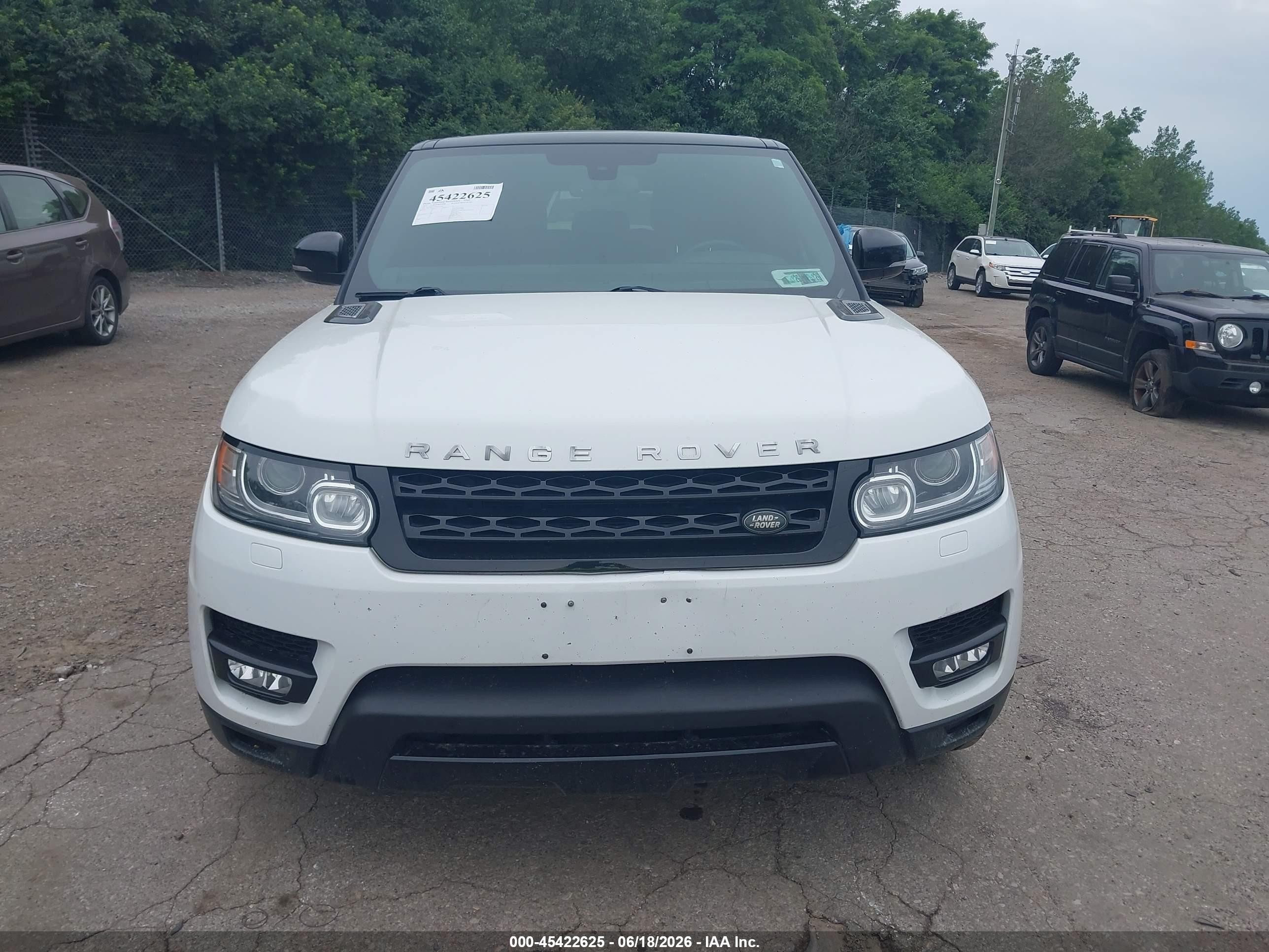 2015 Land Rover Range Rover Sport 3.0l V6 Supercharged Hse White vin: SALWR2VF6FA523303