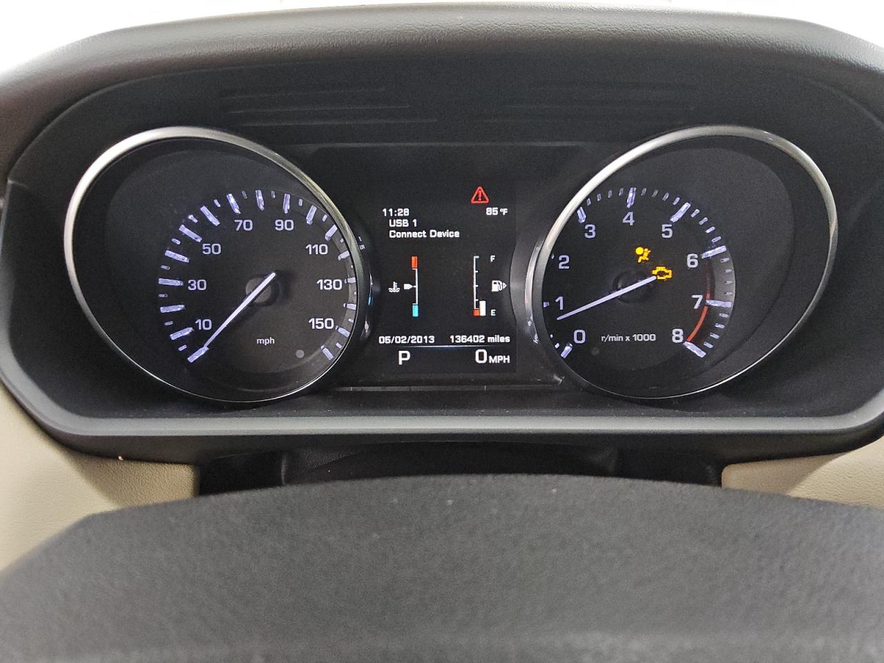 2015 Land Rover Range Rover Sport Hse White vin: SALWR2VF6FA533815 Damage: Warning Light - Engine, On, Unacceptable