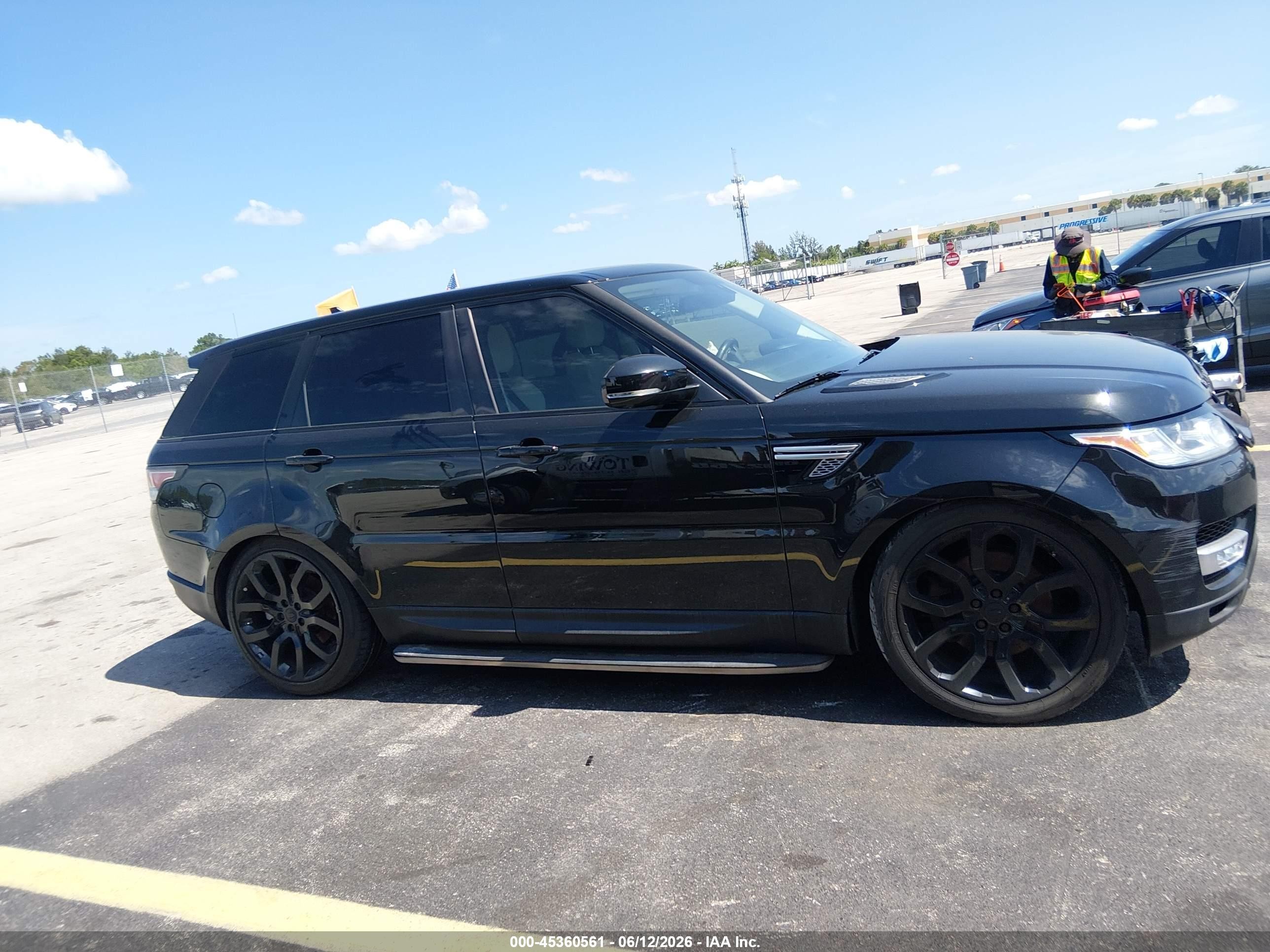 2015 Land Rover Range Rover Sport 3.0l V6 Supercharged Hse Black vin: SALWR2VF7FA536545