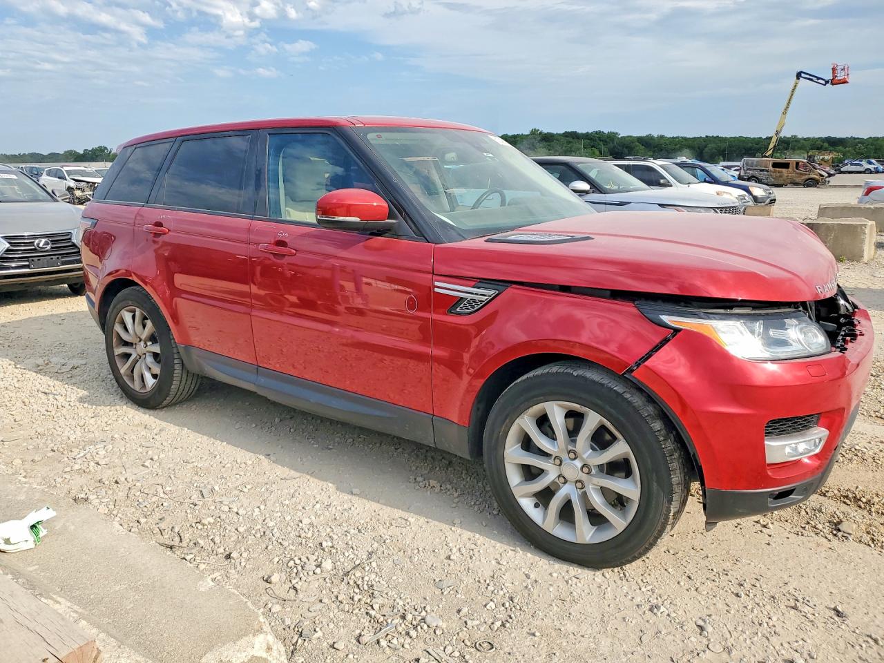 2015 Land Rover Range Rover Sport Hse Red vin: SALWR2VF7FA626343