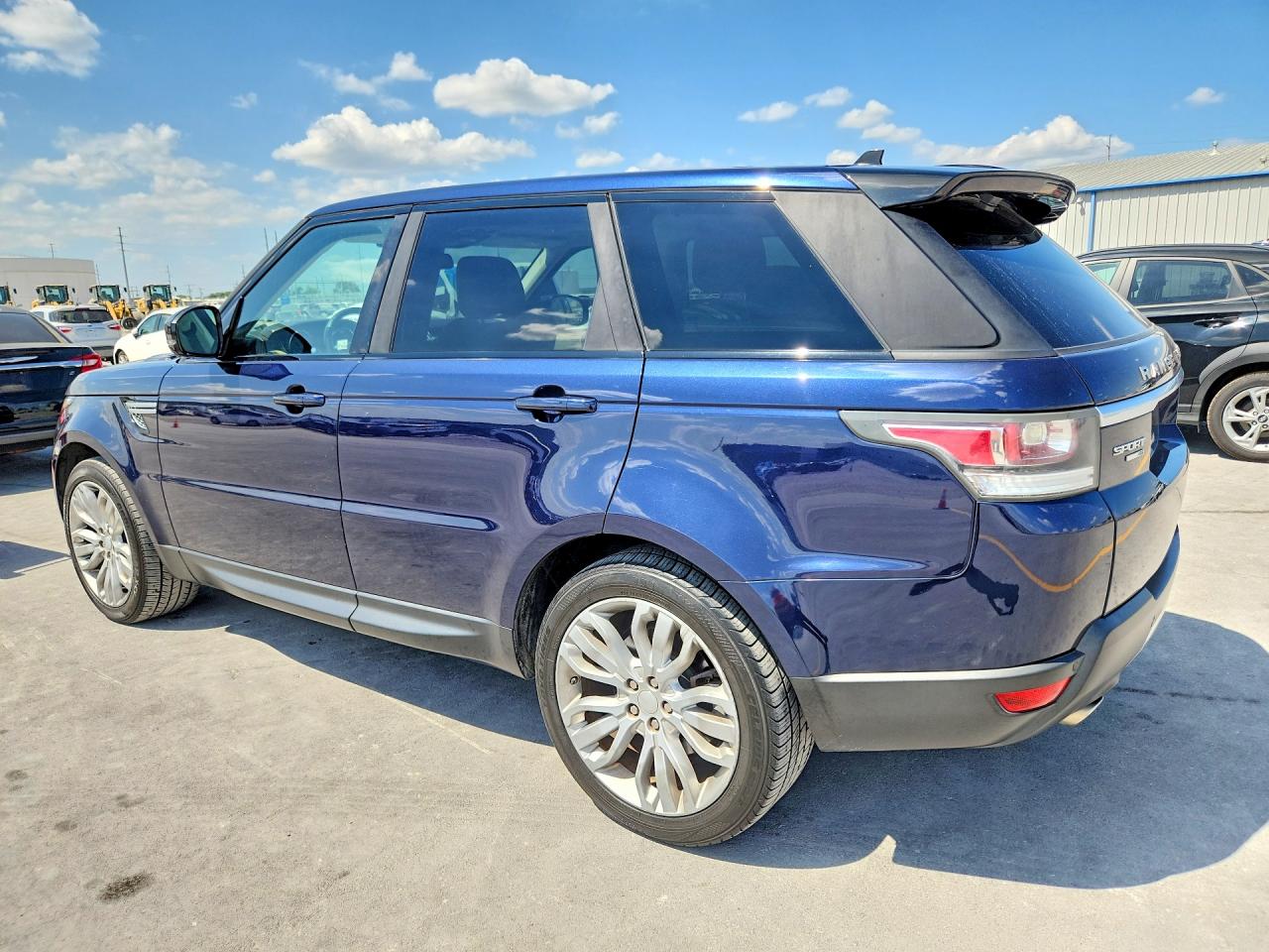 2015 Land Rover Range Rover Sport Hse Синий vin: SALWR2VF7FA628593