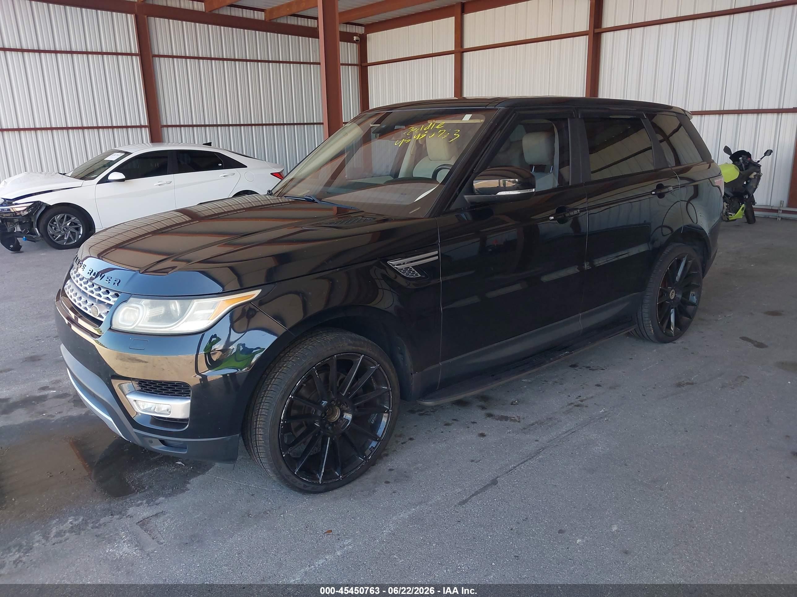 2015 Land Rover Range Rover Sport 3.0l V6 Supercharged Hse Black vin: SALWR2VF8FA511427