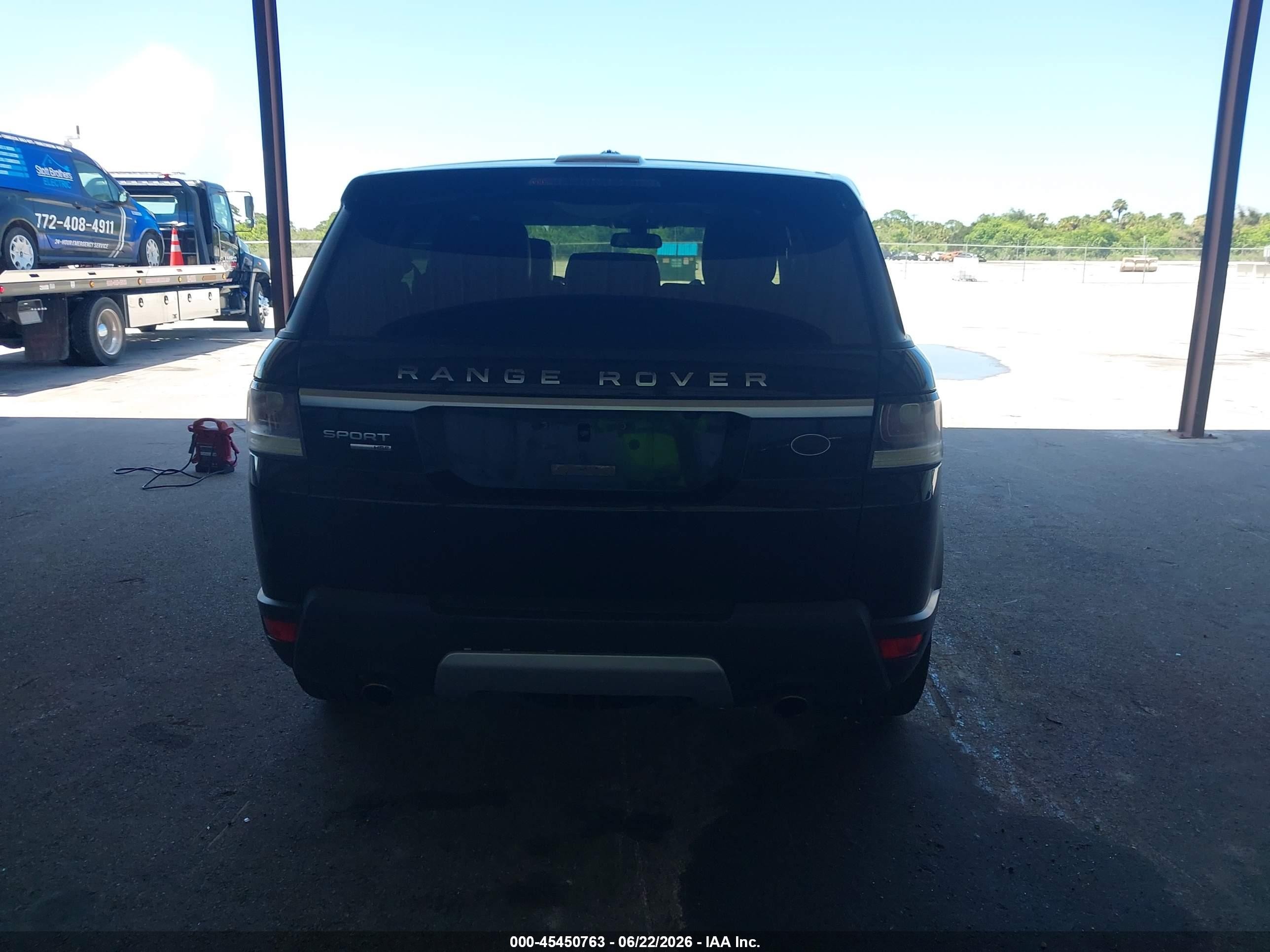 2015 Land Rover Range Rover Sport 3.0l V6 Supercharged Hse Black vin: SALWR2VF8FA511427