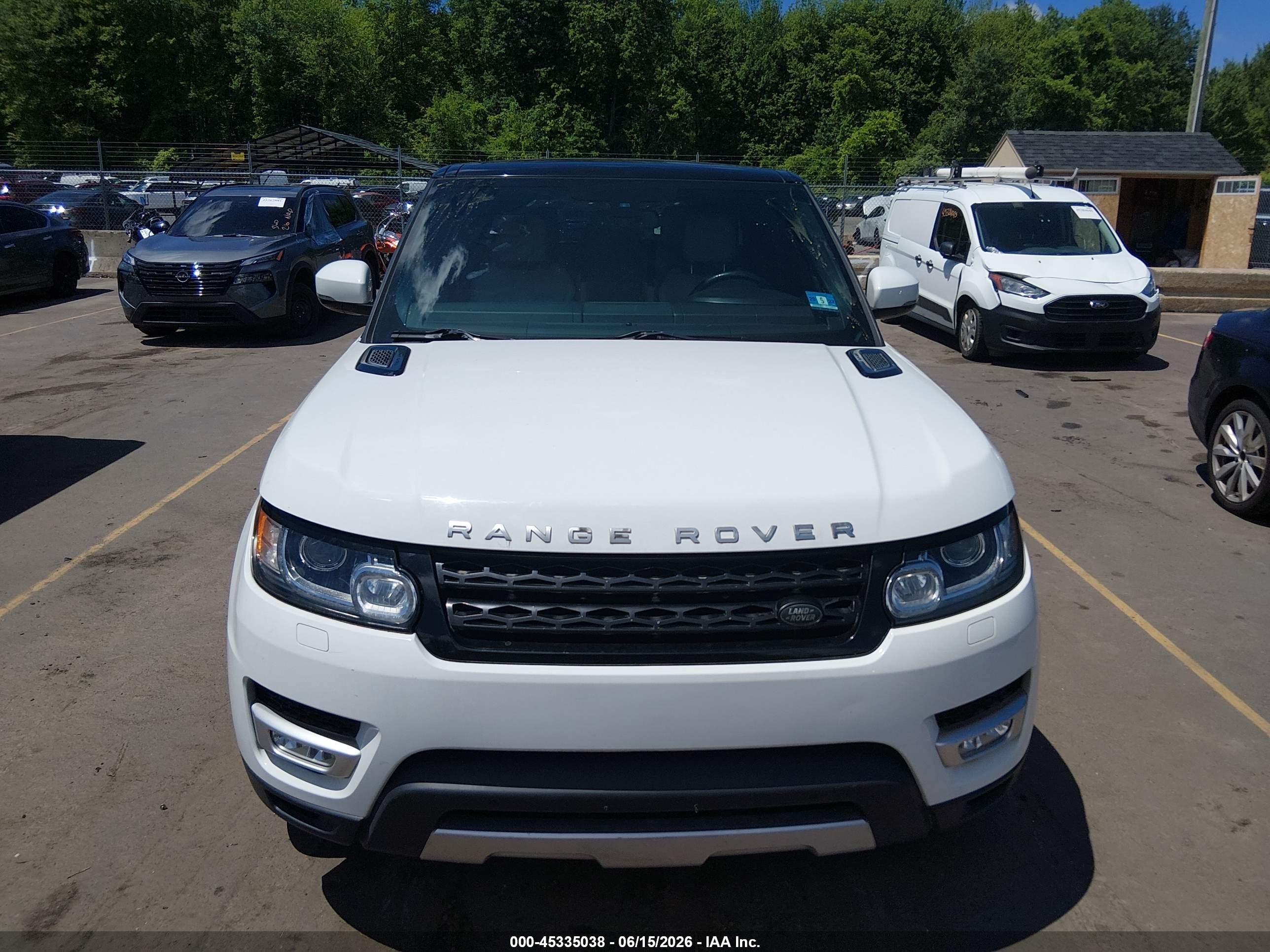 2015 Land Rover Range Rover Sport 3.0l V6 Supercharged Hse Белый vin: SALWR2VF9FA505765