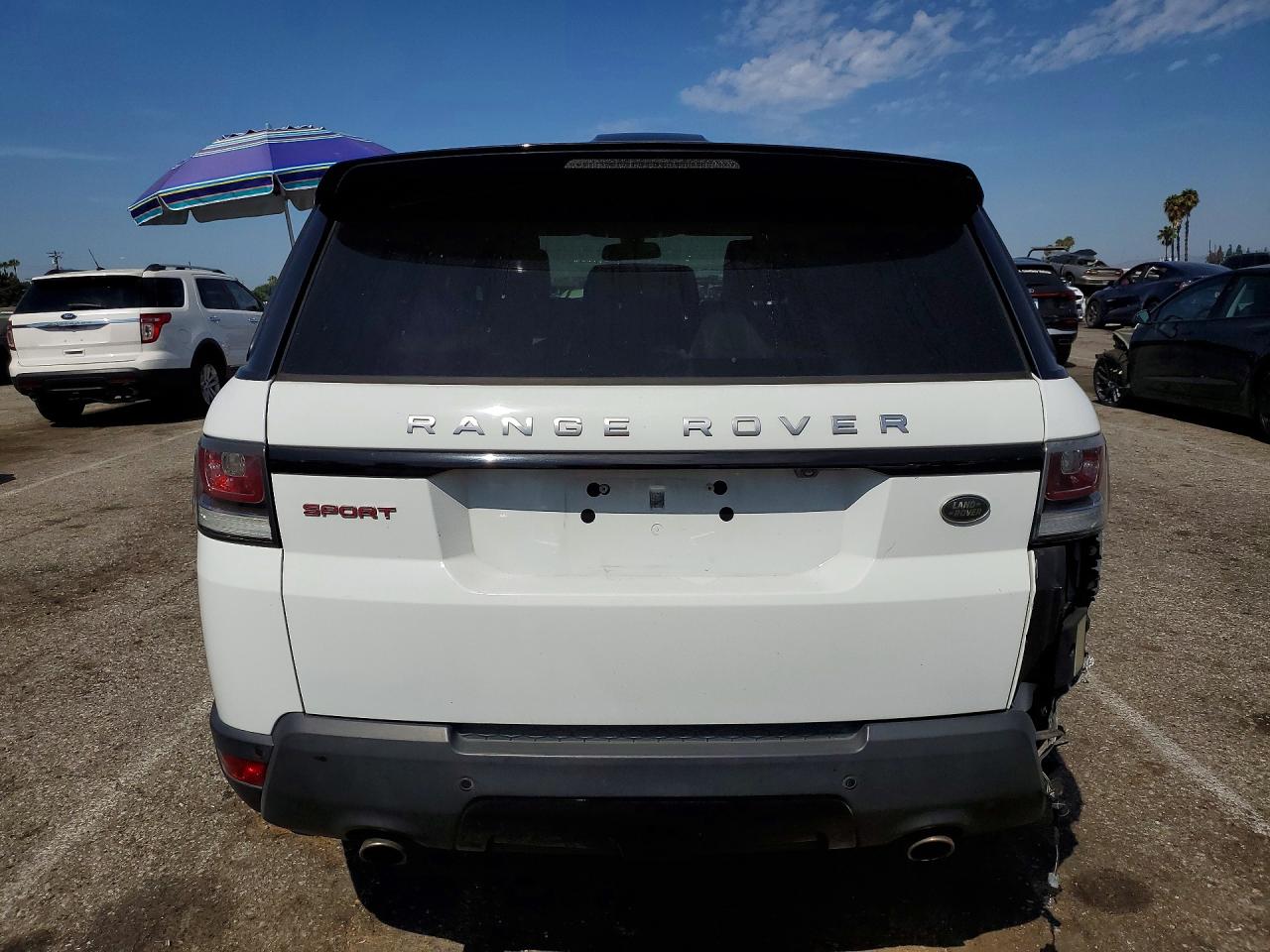 2015 Land Rover Range Rover Sport Hse White vin: SALWR2VF9FA525806