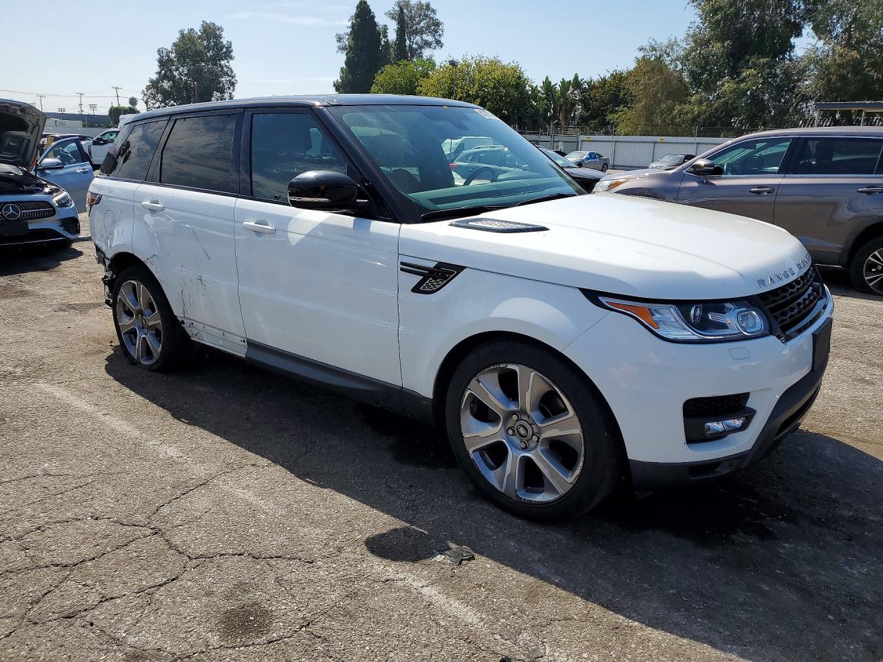 2015 Land Rover Range Rover Sport Hse White vin: SALWR2VF9FA525806
