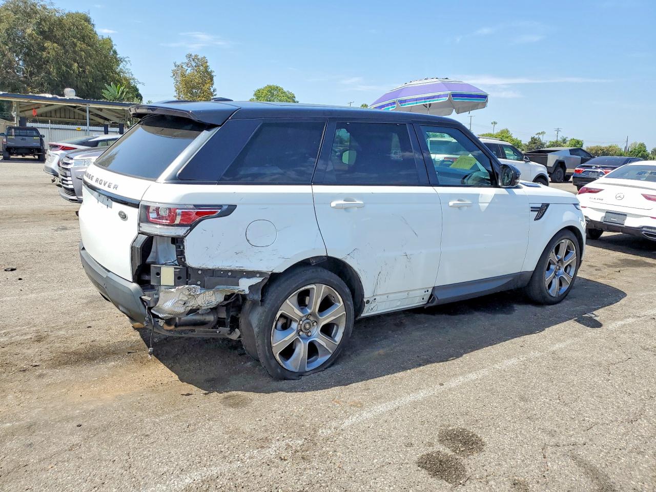 2015 Land Rover Range Rover Sport Hse White vin: SALWR2VF9FA525806