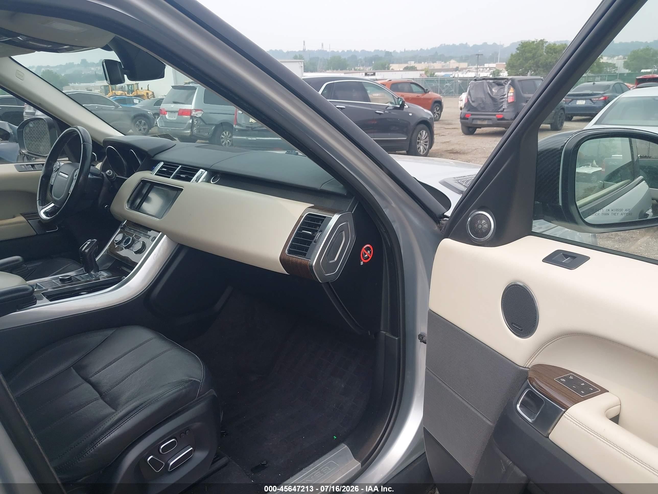 2015 Land Rover Range Rover Sport 3.0l V6 Supercharged Hse Silver vin: SALWR2VF9FA529399