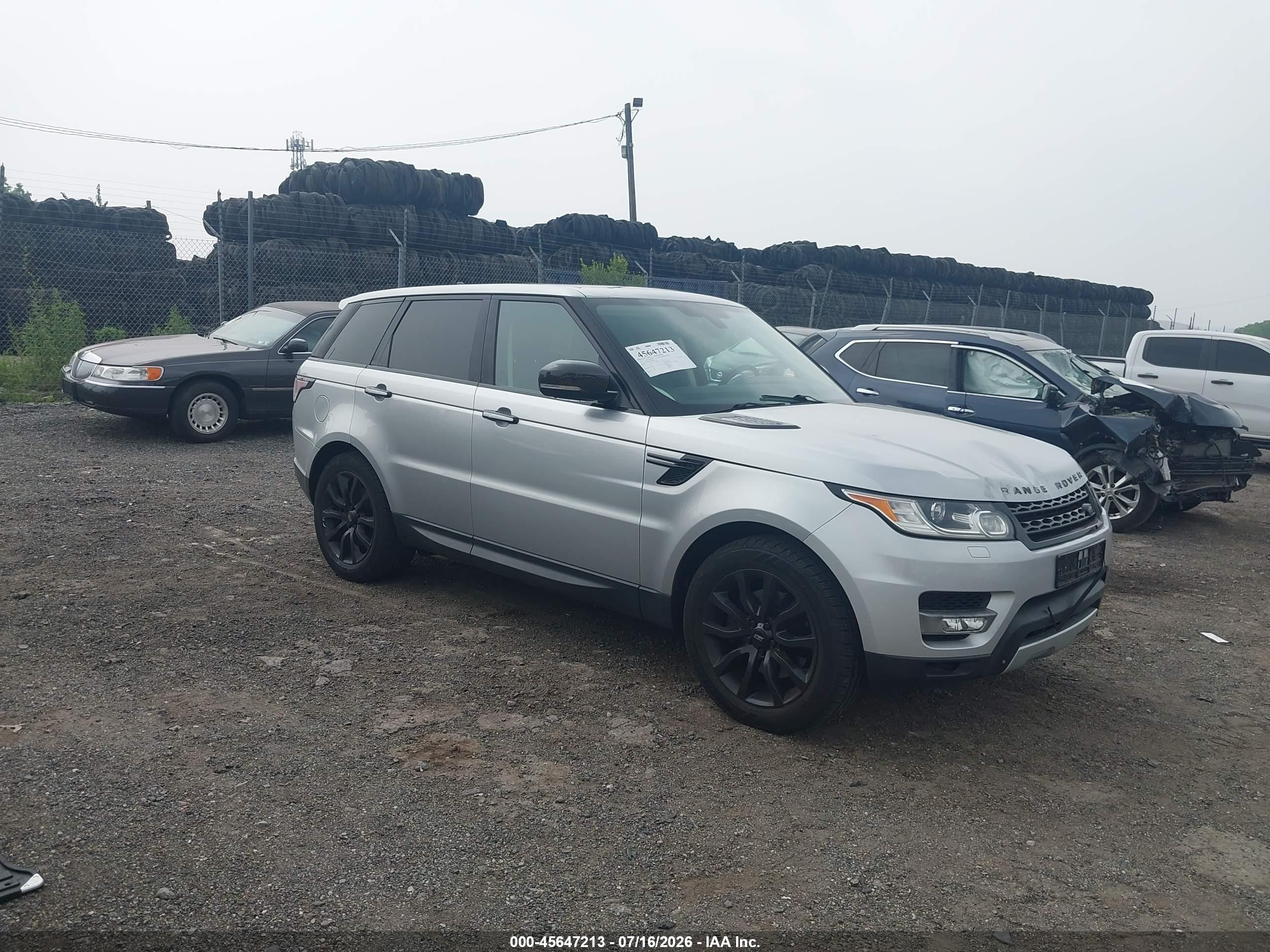 2015 Land Rover Range Rover Sport 3.0l V6 Supercharged Hse Silver vin: SALWR2VF9FA529399