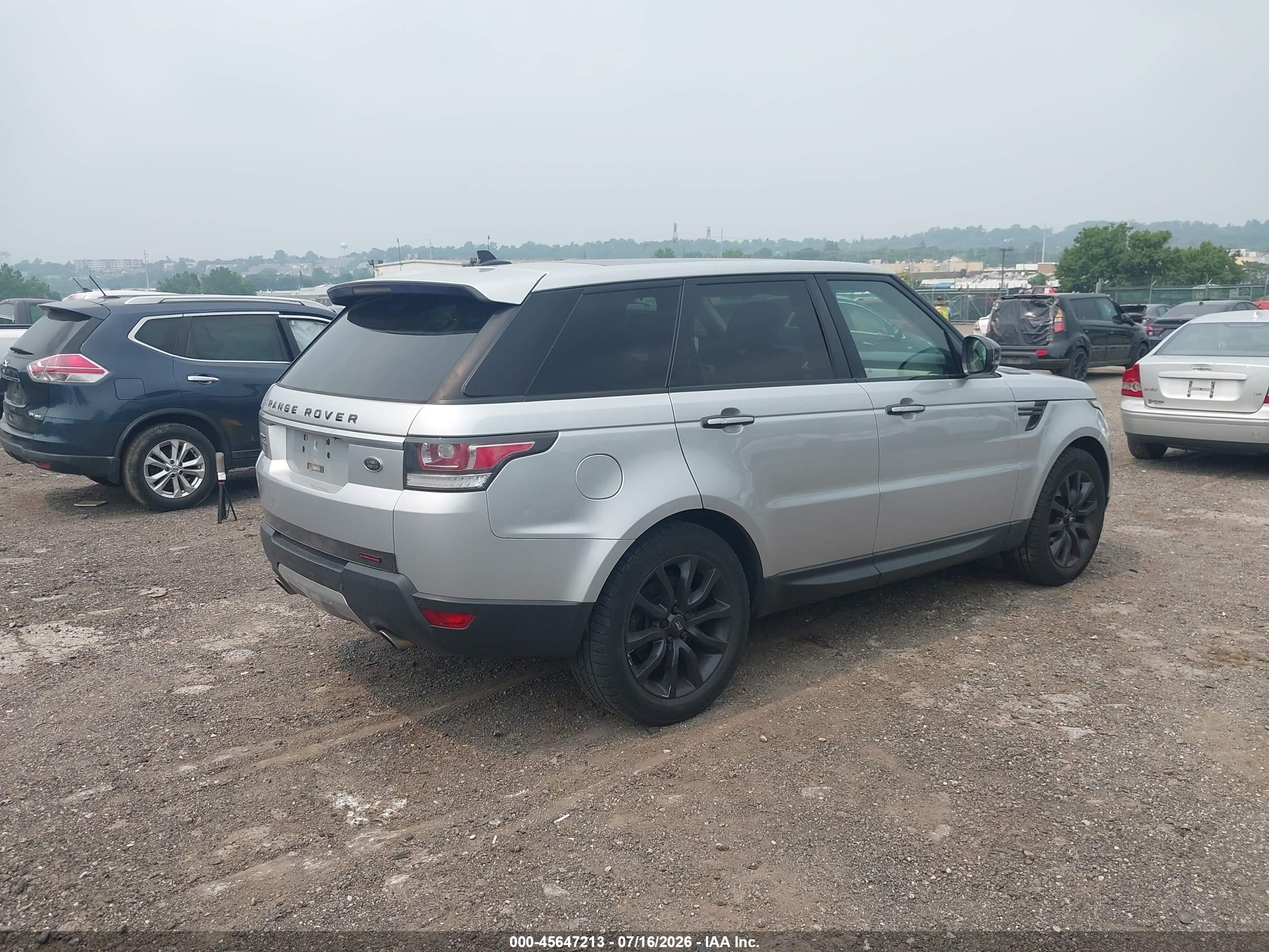 2015 Land Rover Range Rover Sport 3.0l V6 Supercharged Hse Silver vin: SALWR2VF9FA529399