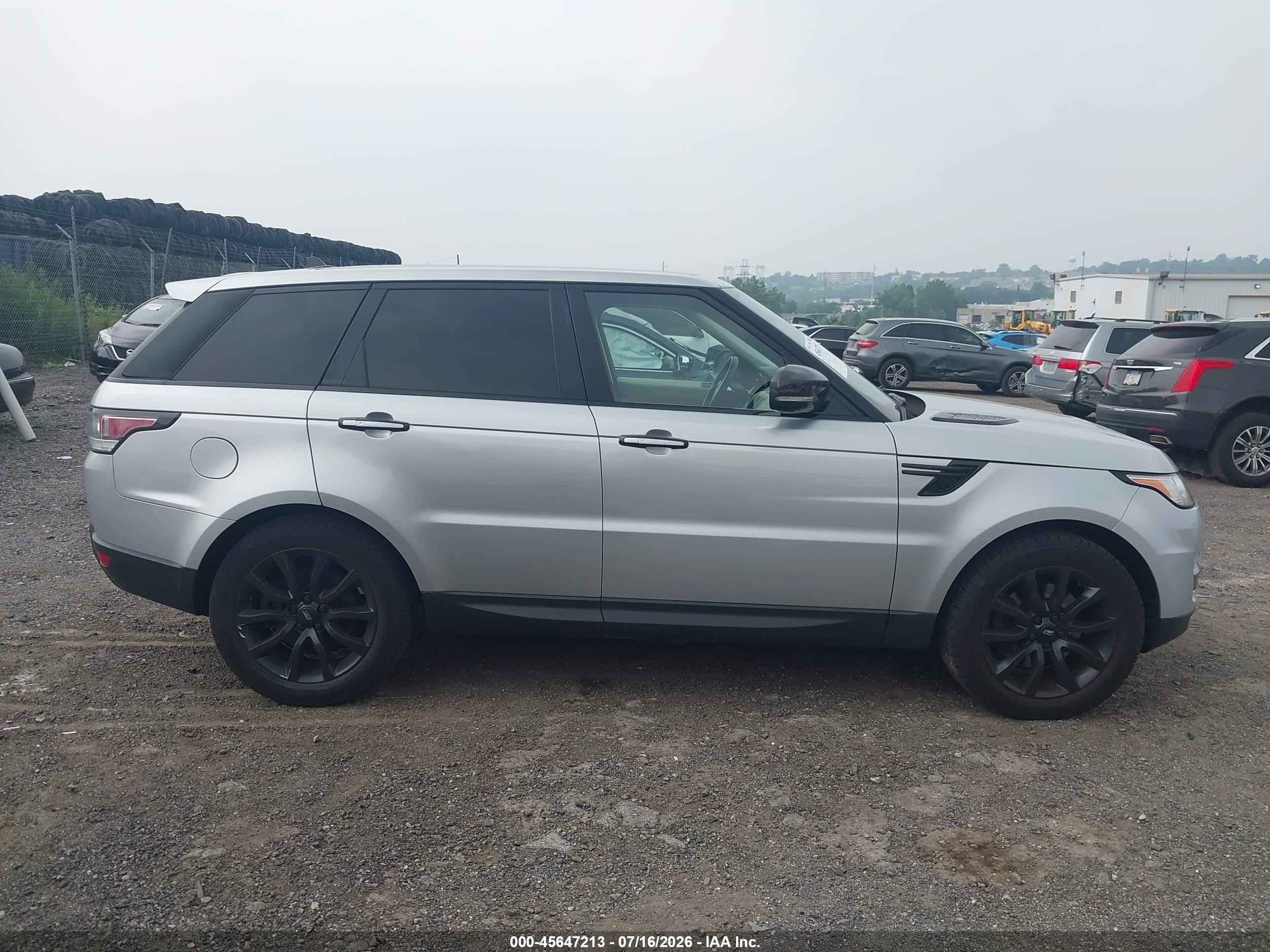 2015 Land Rover Range Rover Sport 3.0l V6 Supercharged Hse Silver vin: SALWR2VF9FA529399