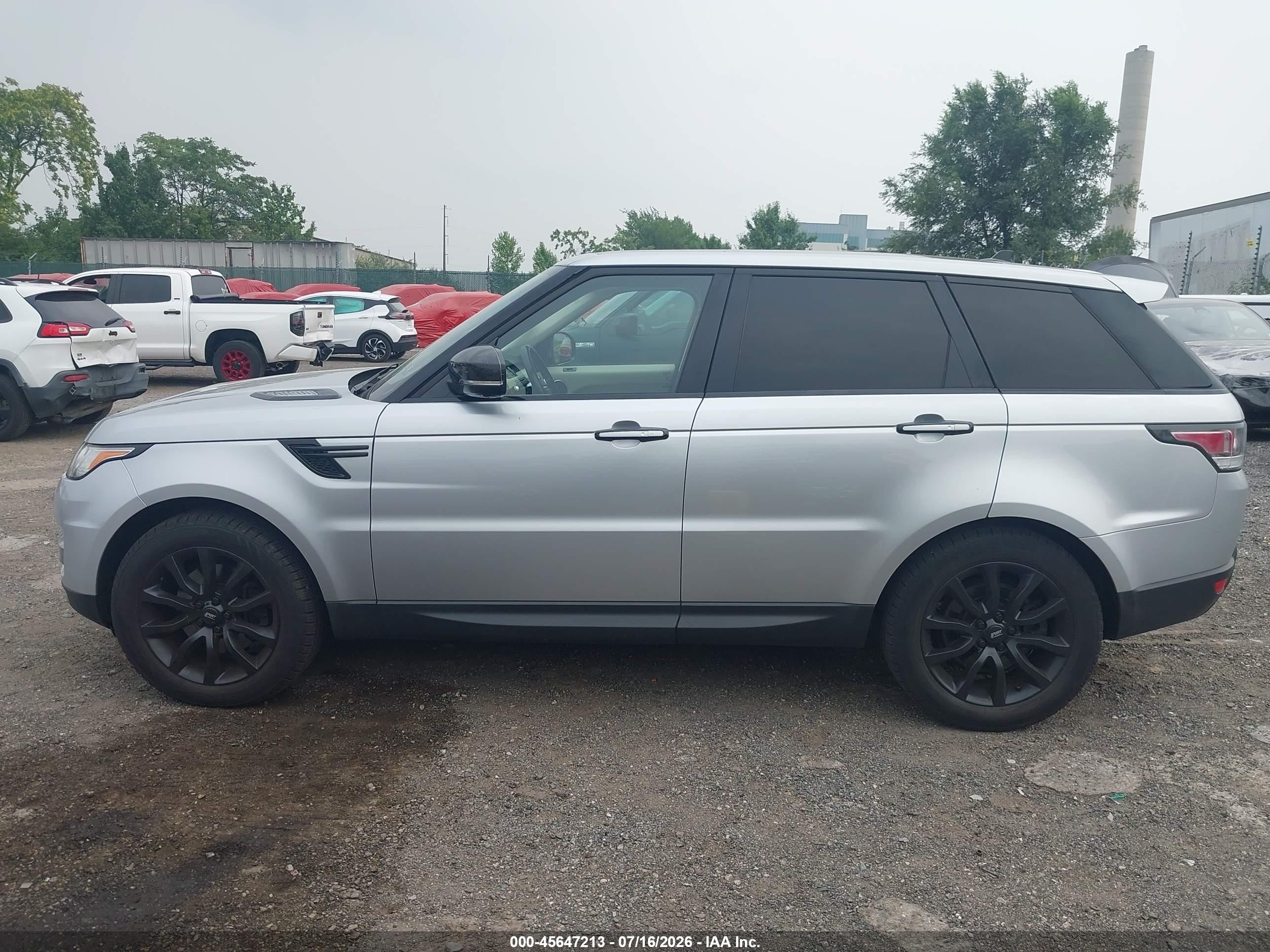 2015 Land Rover Range Rover Sport 3.0l V6 Supercharged Hse Silver vin: SALWR2VF9FA529399