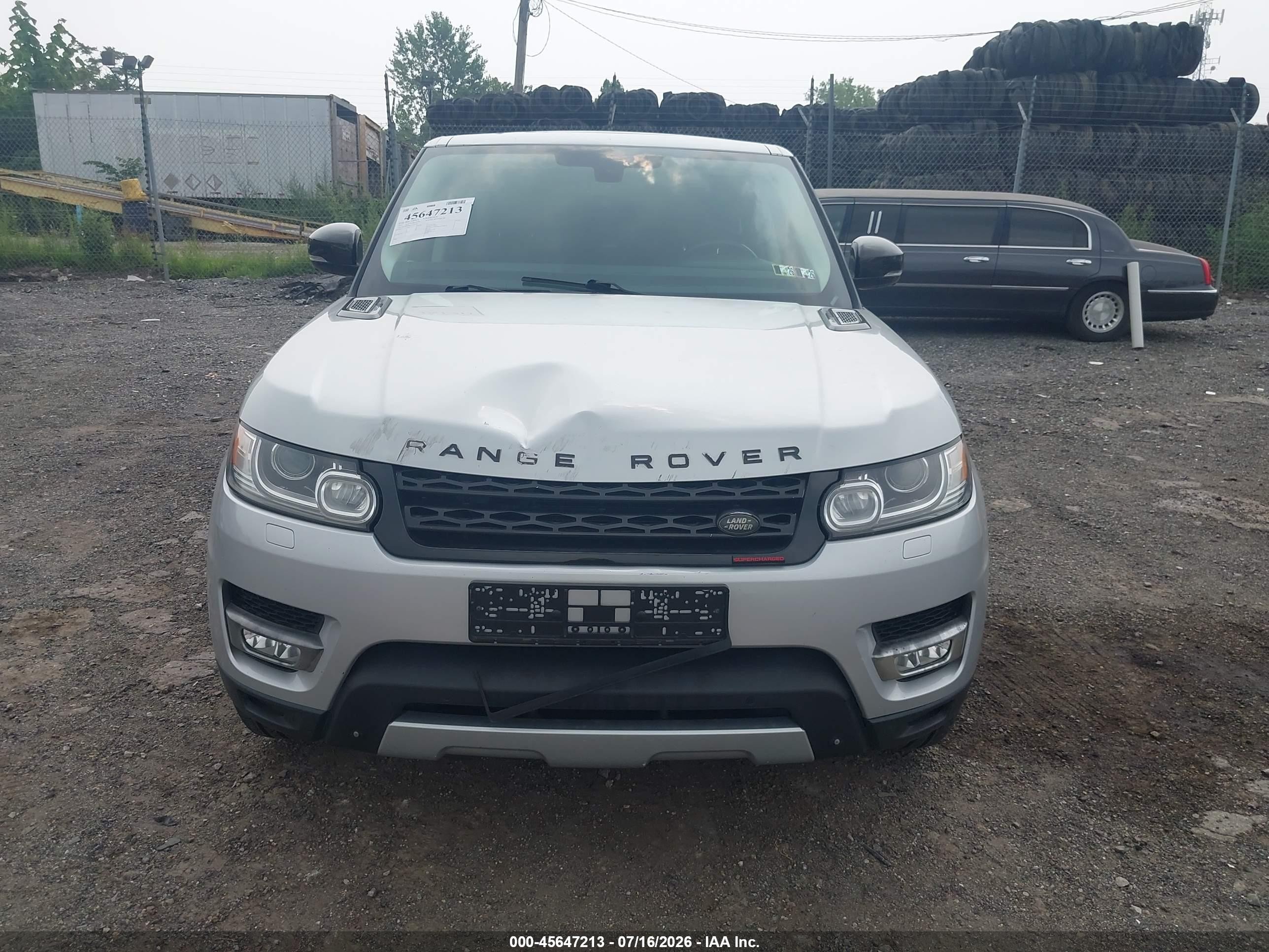 2015 Land Rover Range Rover Sport 3.0l V6 Supercharged Hse Silver vin: SALWR2VF9FA529399