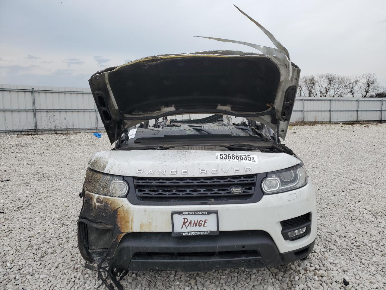 2015 Land Rover Range Rover Sport Hse Белый vin: SALWR2VF9FA607597