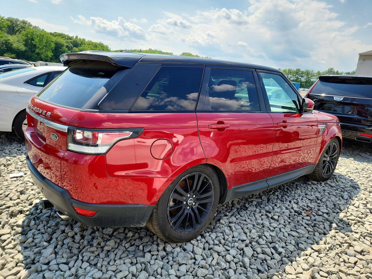2015 Land Rover Range Rover Sport Hse Red vin: SALWR2VFXFA507640