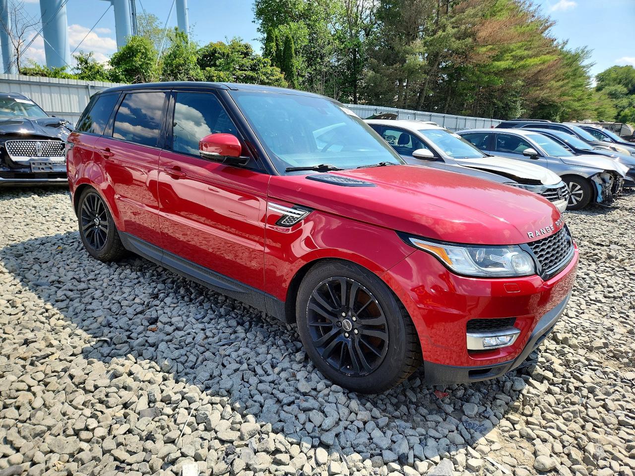 2015 Land Rover Range Rover Sport Hse Red vin: SALWR2VFXFA507640