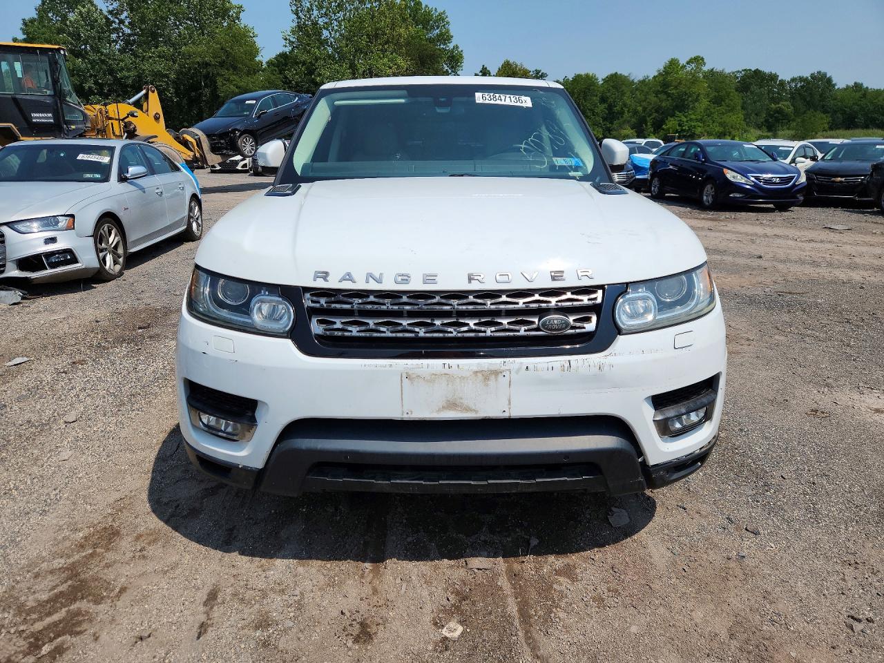 2015 Land Rover Range Rover Sport Hse White vin: SALWR2VFXFA507895