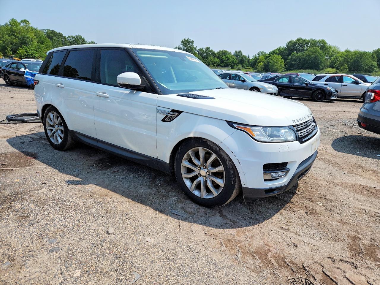 2015 Land Rover Range Rover Sport Hse White vin: SALWR2VFXFA507895