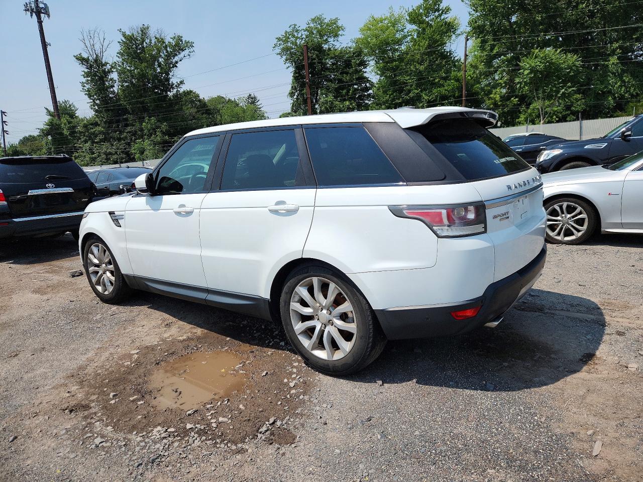 2015 Land Rover Range Rover Sport Hse White vin: SALWR2VFXFA507895
