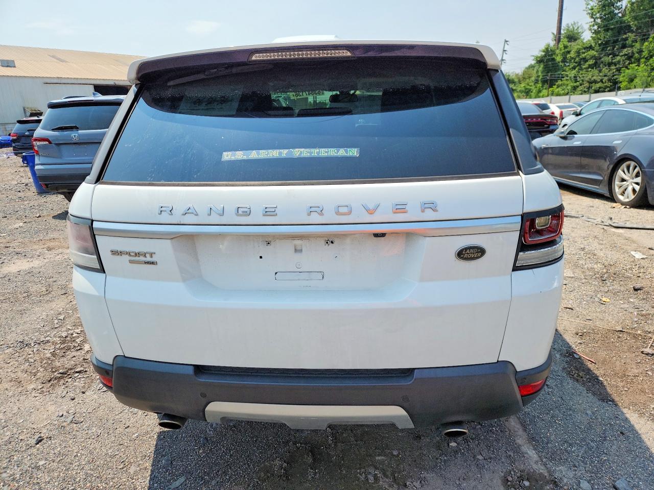 2015 Land Rover Range Rover Sport Hse White vin: SALWR2VFXFA507895