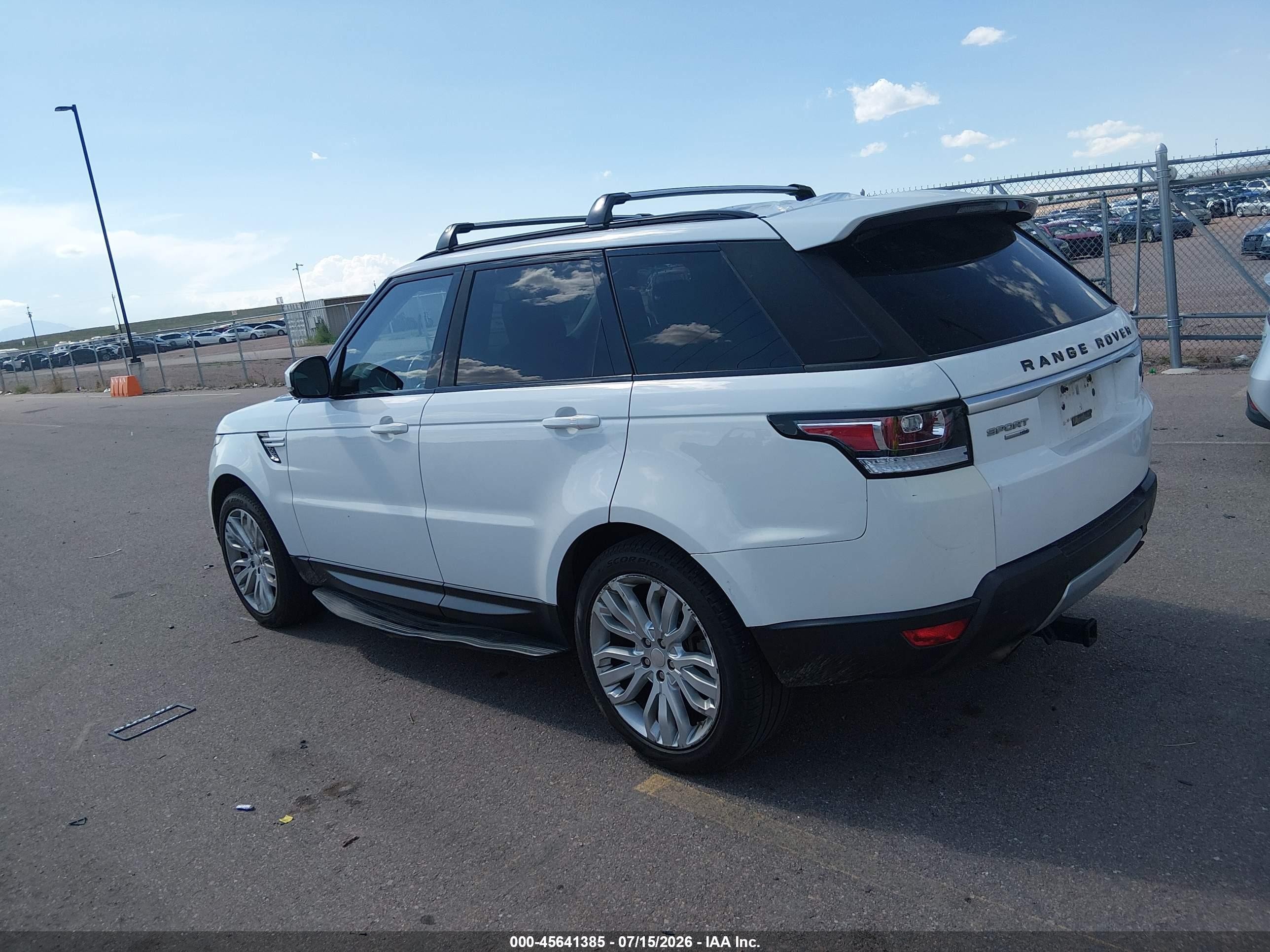 2014 Land Rover Range Rover Sport 3.0l V6 Supercharged Hse White vin: SALWR2WF0EA332974