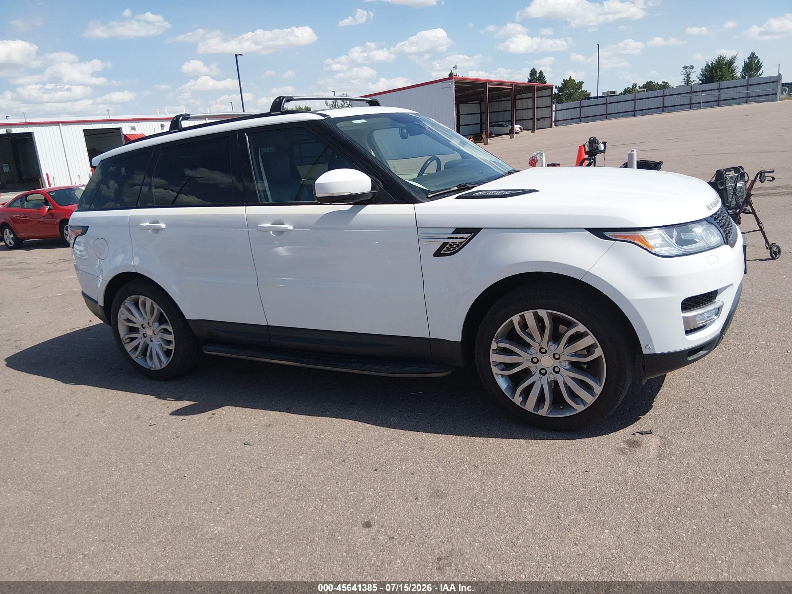 2014 Land Rover Range Rover Sport 3.0l V6 Supercharged Hse White vin: SALWR2WF0EA332974