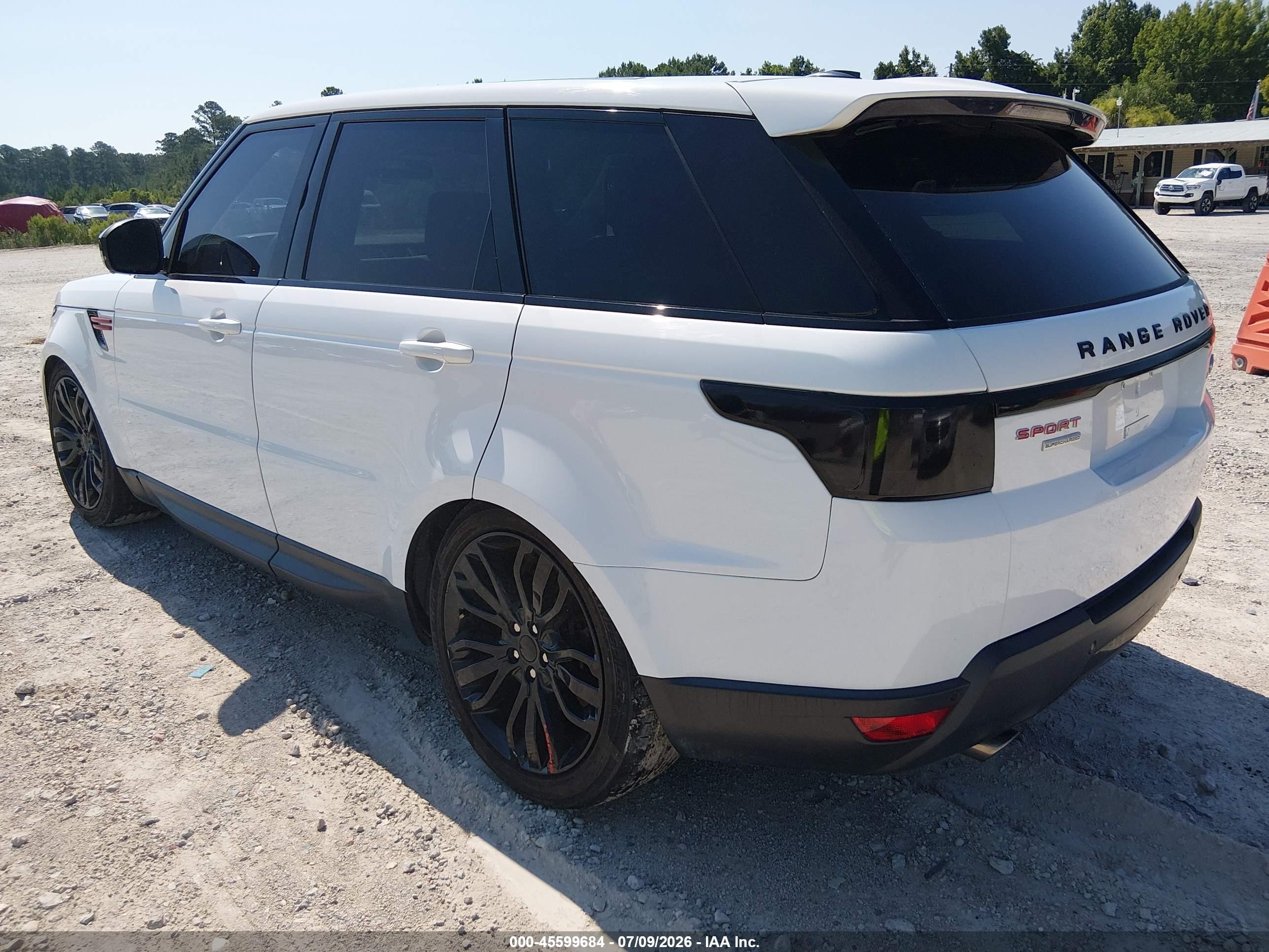 2014 Land Rover Range Rover Sport 3.0l V6 Supercharged Hse White vin: SALWR2WF0EA352383
