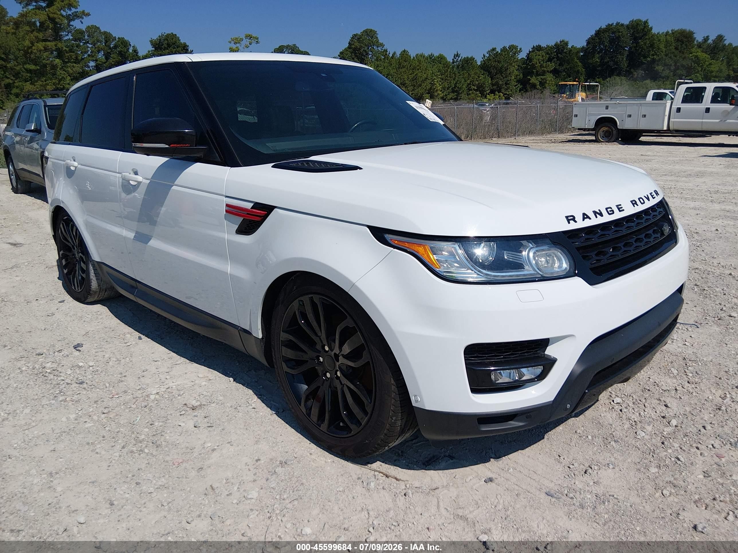 2014 Land Rover Range Rover Sport 3.0l V6 Supercharged Hse White vin: SALWR2WF0EA352383