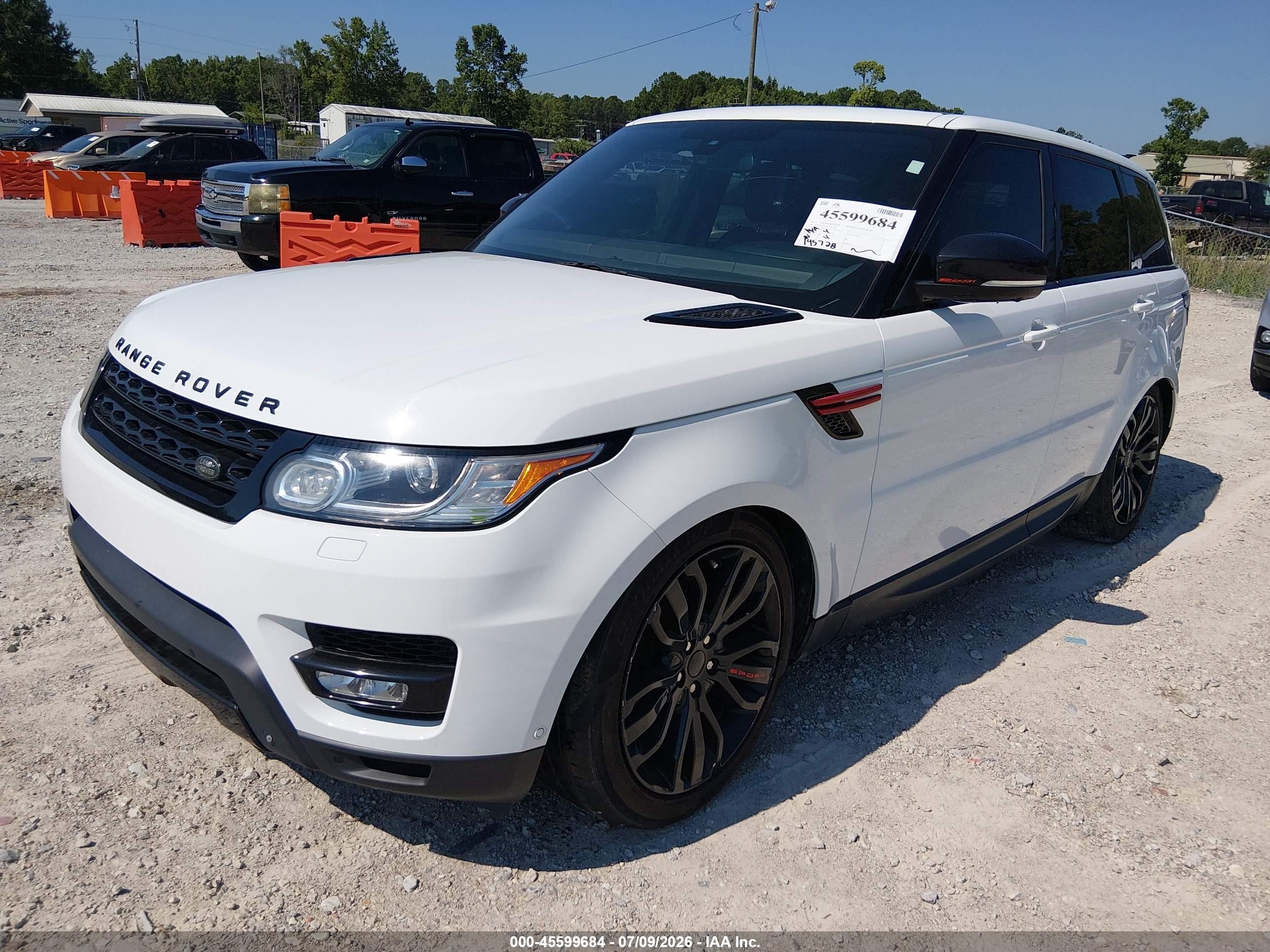 2014 Land Rover Range Rover Sport 3.0l V6 Supercharged Hse White vin: SALWR2WF0EA352383