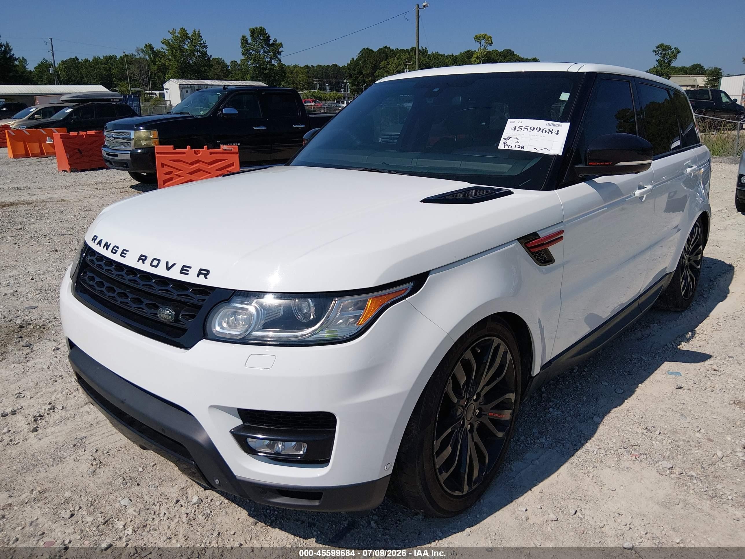 2014 Land Rover Range Rover Sport 3.0l V6 Supercharged Hse White vin: SALWR2WF0EA352383