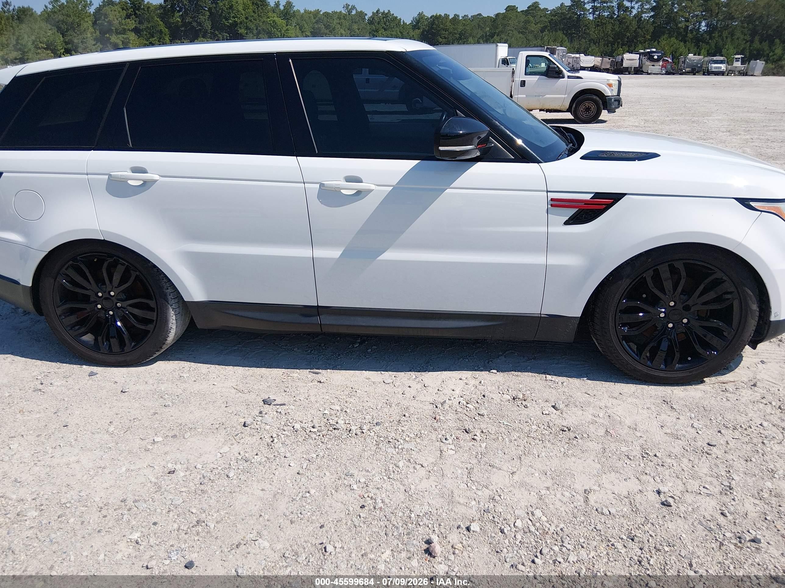 2014 Land Rover Range Rover Sport 3.0l V6 Supercharged Hse White vin: SALWR2WF0EA352383
