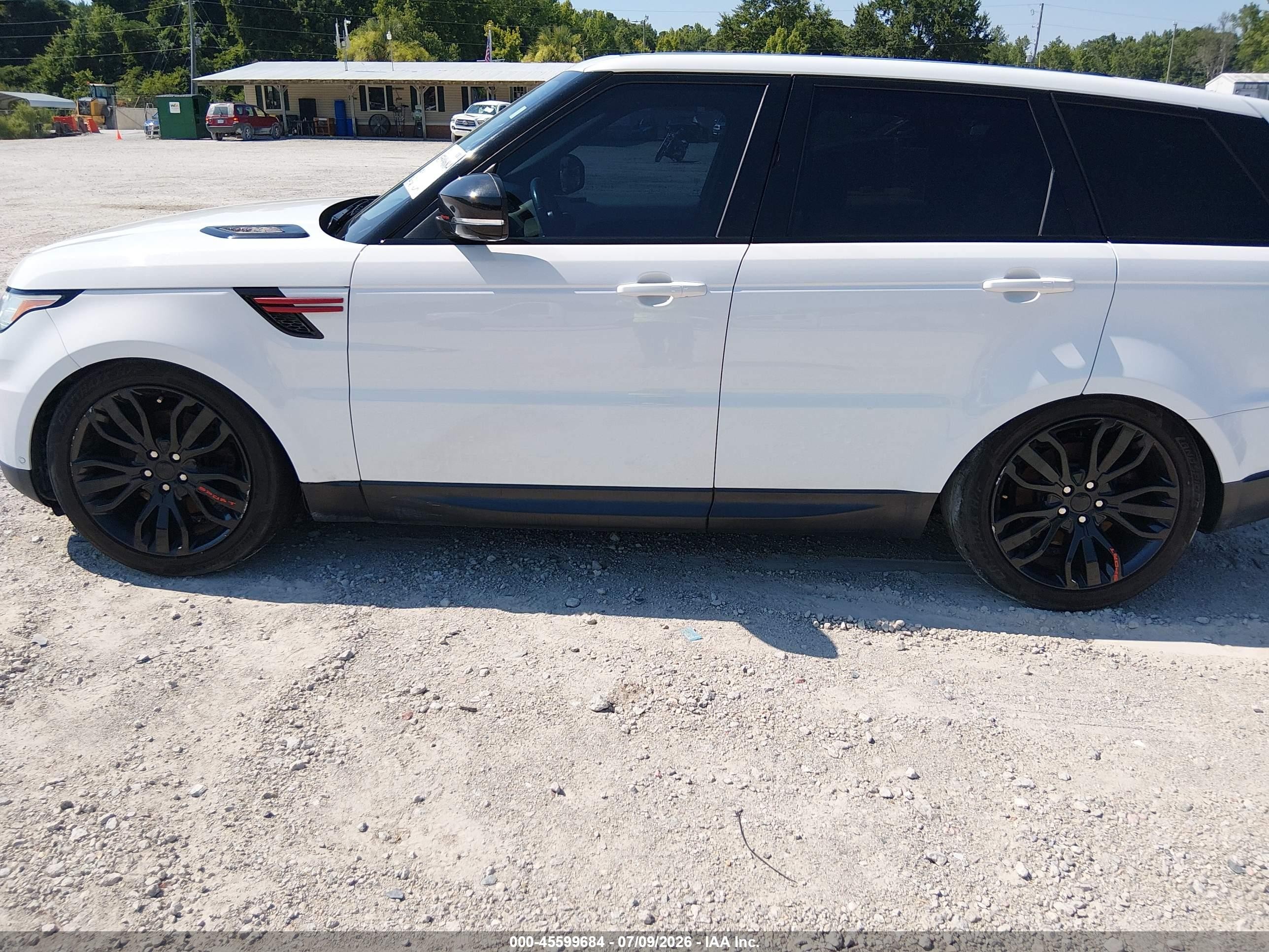 2014 Land Rover Range Rover Sport 3.0l V6 Supercharged Hse White vin: SALWR2WF0EA352383