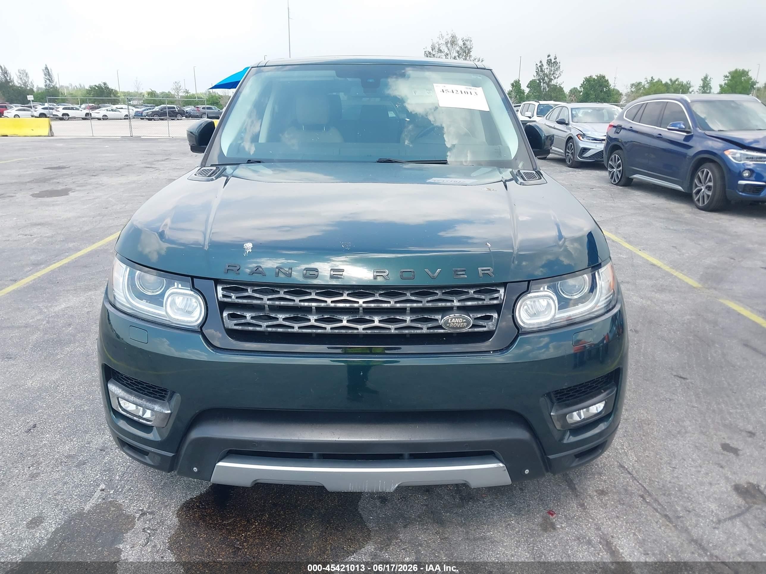 2014 Land Rover Range Rover Sport 3.0l V6 Supercharged Hse Green vin: SALWR2WF0EA369345