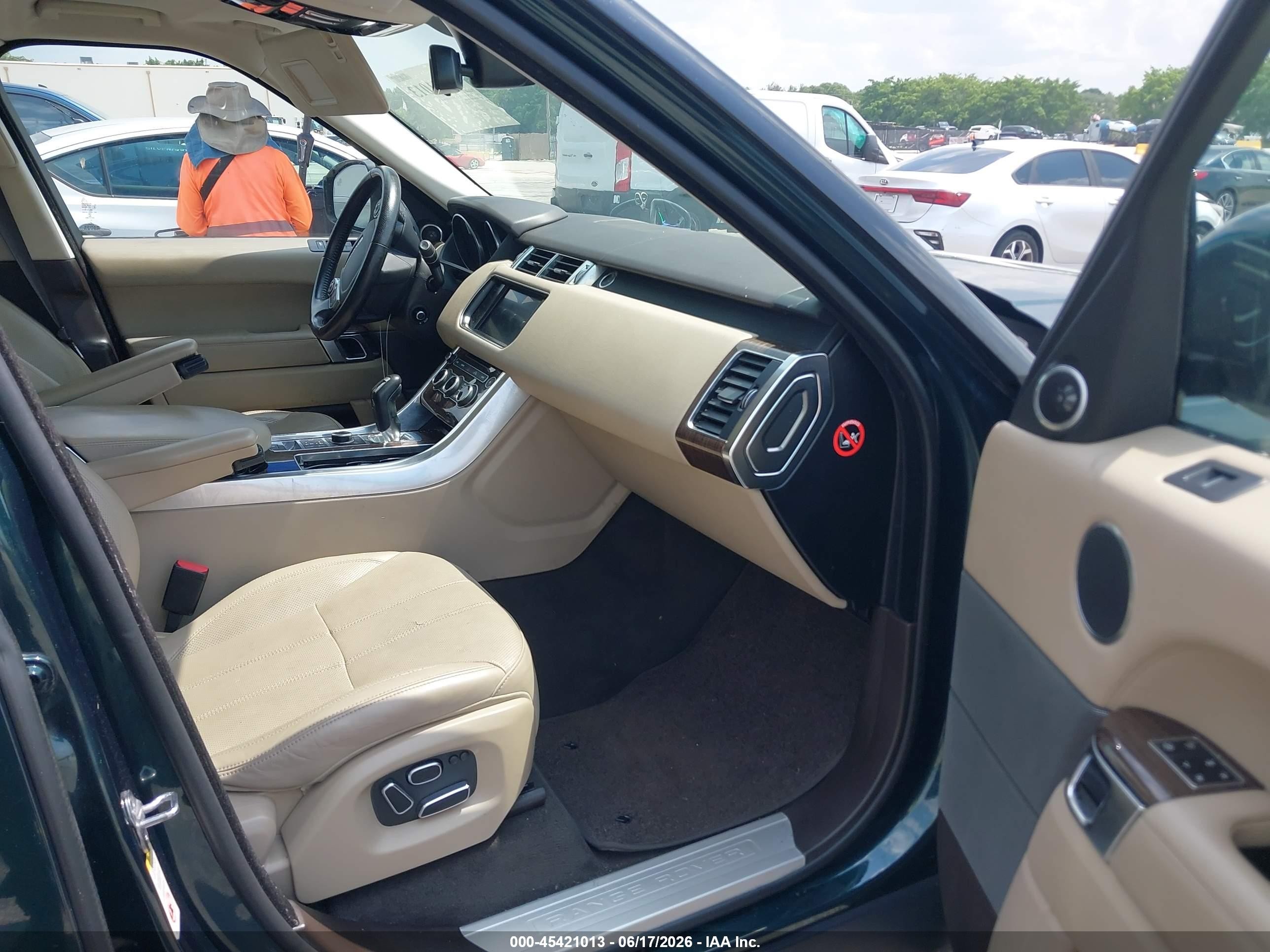 2014 Land Rover Range Rover Sport 3.0l V6 Supercharged Hse Green vin: SALWR2WF0EA369345