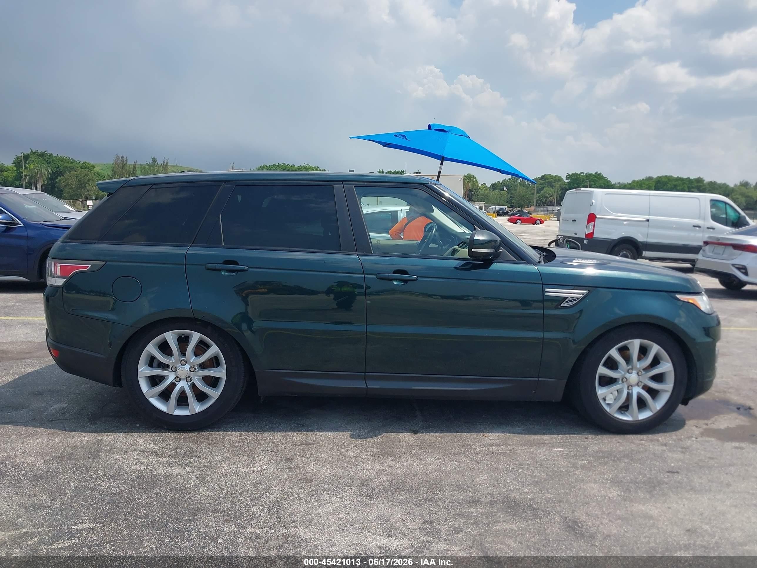 2014 Land Rover Range Rover Sport 3.0l V6 Supercharged Hse Green vin: SALWR2WF0EA369345
