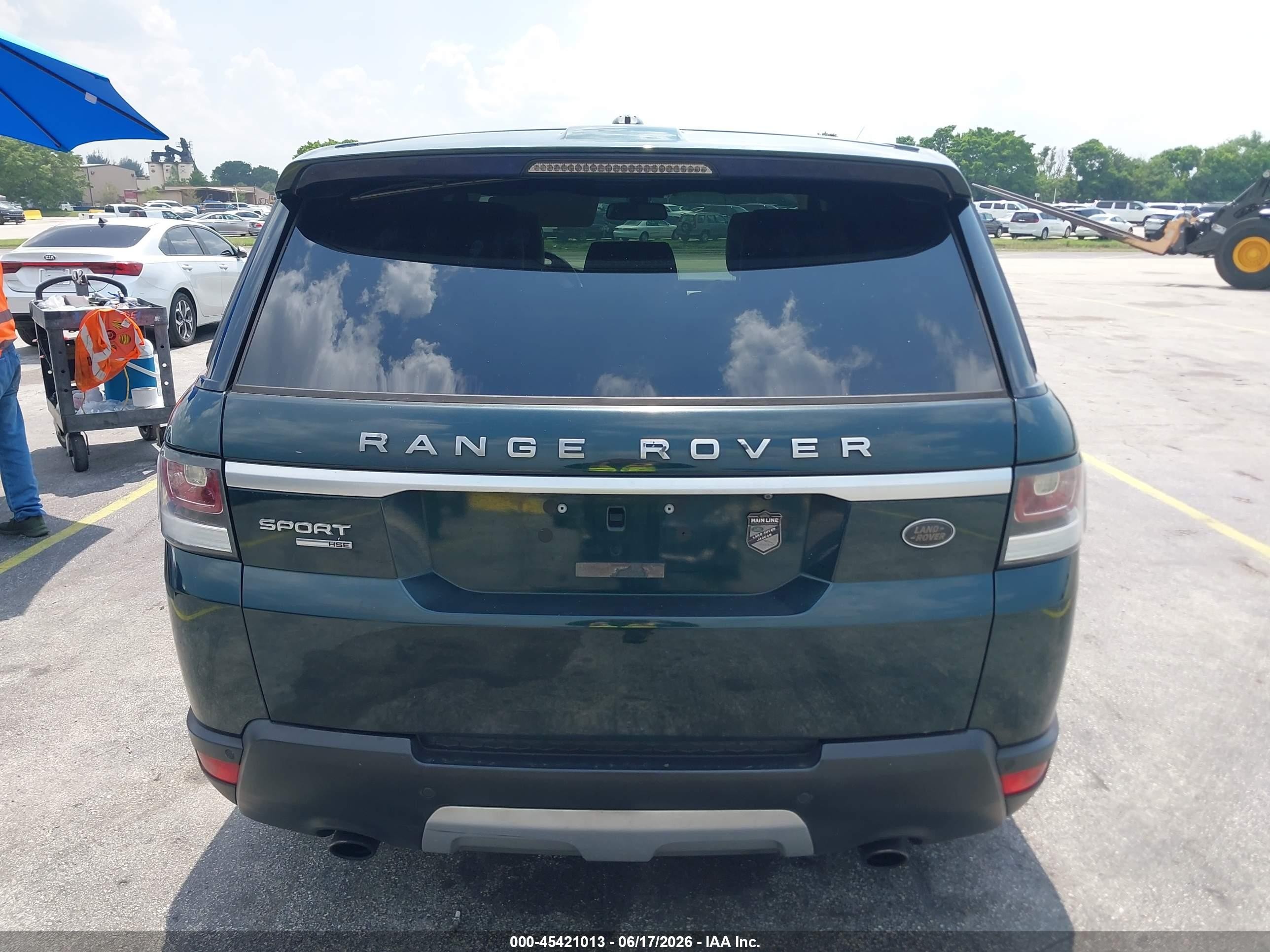 2014 Land Rover Range Rover Sport 3.0l V6 Supercharged Hse Green vin: SALWR2WF0EA369345